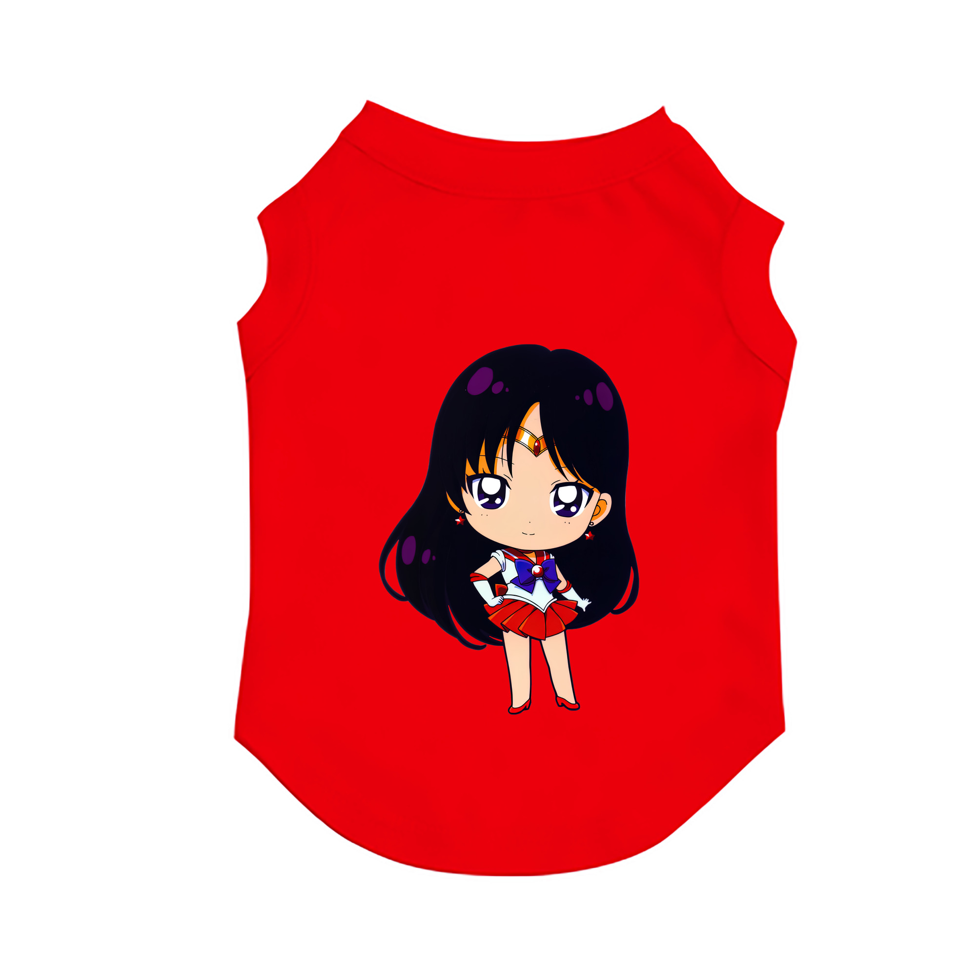 （画像用） 美少女戦士セーラームーン 火野レイ ひの レイ Sailor Moon Hino Rei （セーラーマーズ,Sailor Mars） ペット用ベスト