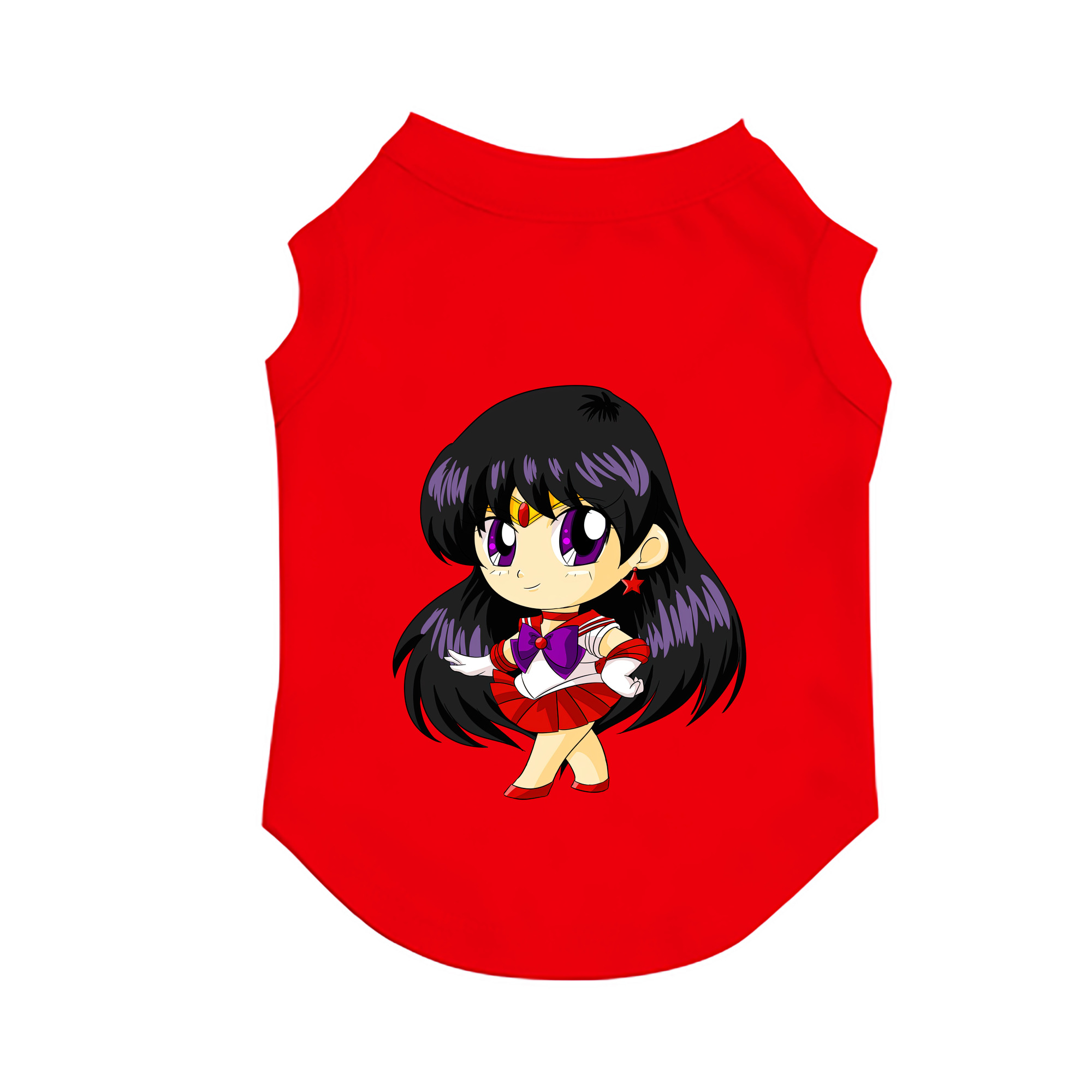 （画像用） 美少女戦士セーラームーン 火野レイ ひの レイ Sailor Moon Hino Rei （セーラーマーズ,Sailor Mars） ペット用ベスト
