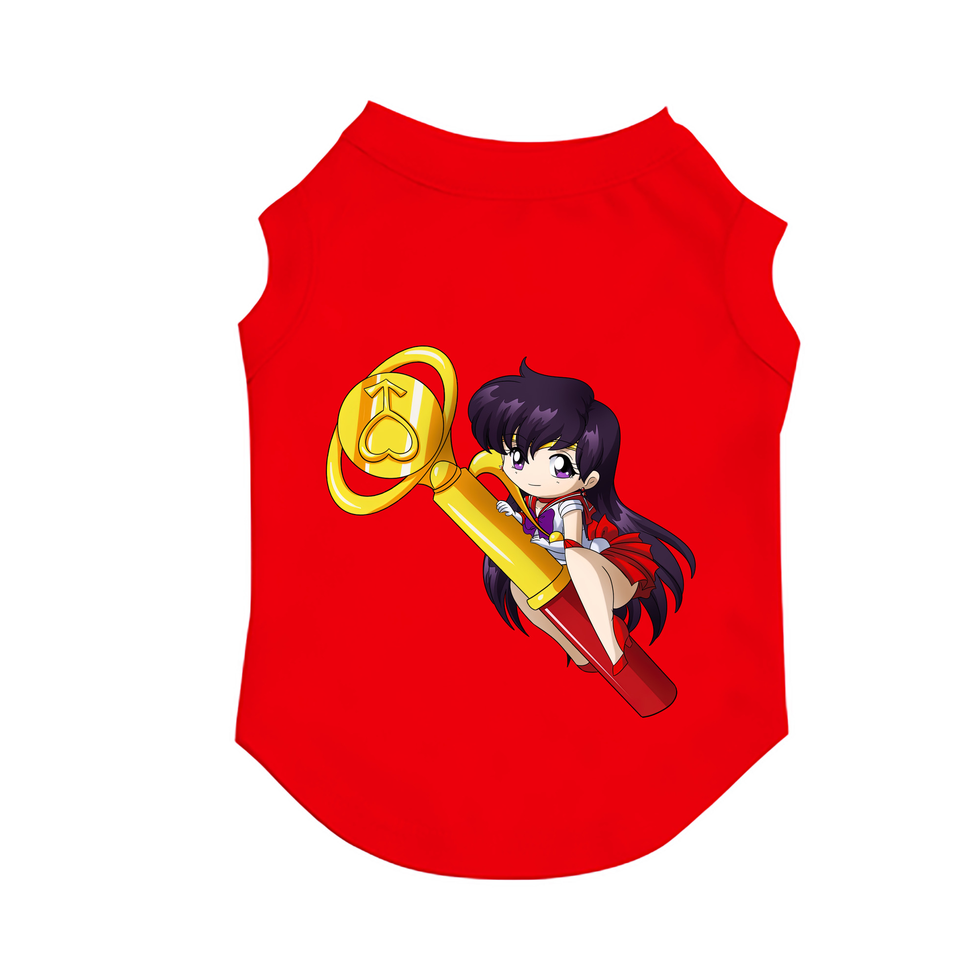 （画像用） 美少女戦士セーラームーン 火野レイ ひの レイ Sailor Moon Hino Rei （セーラーマーズ,Sailor Mars） ペット用ベスト