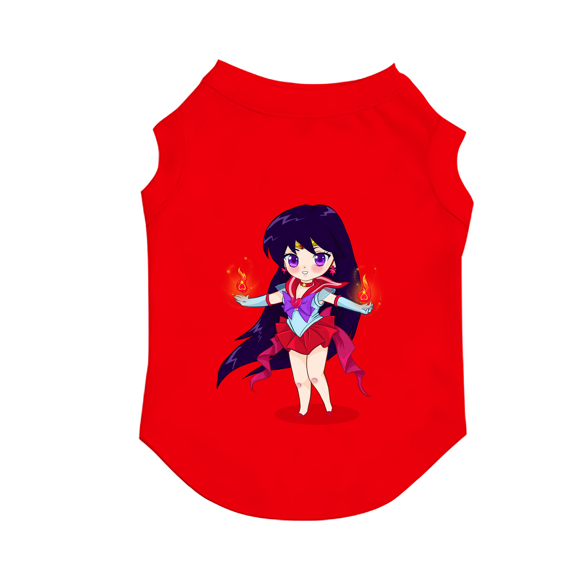 （画像用） 美少女戦士セーラームーン 火野レイ ひの レイ Sailor Moon Hino Rei （セーラーマーズ,Sailor Mars） ペット用ベスト