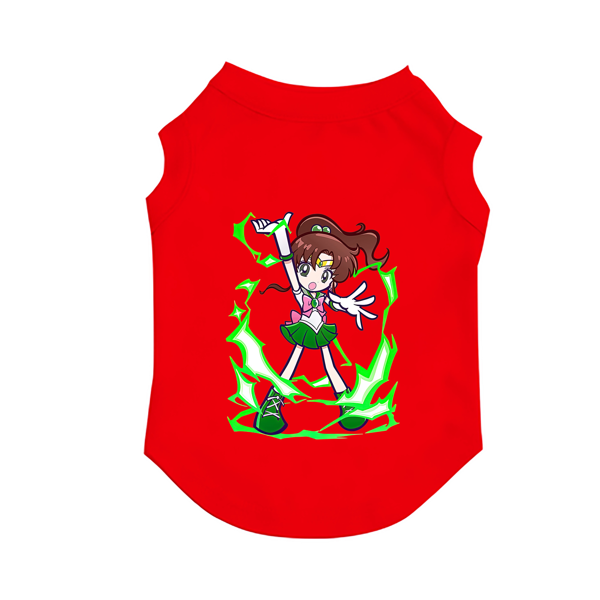 （画像用） 美少女戦士セーラームーン 木野 まこと きの まこと Sailor Moon Kino Makoto （セーラージュピター；Sailor Jupiter） ペット用ベスト