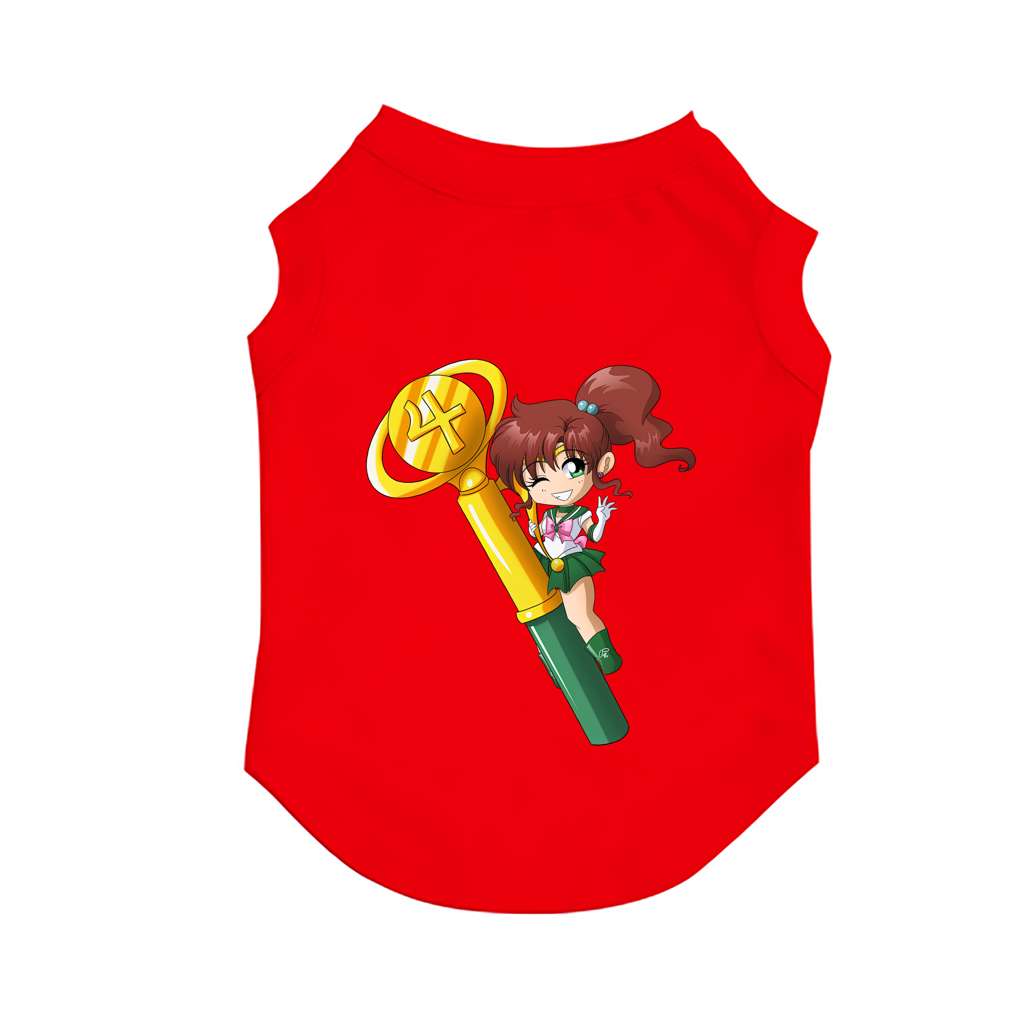 （画像用） 美少女戦士セーラームーン 木野 まこと きの まこと Sailor Moon Kino Makoto （セーラージュピター；Sailor Jupiter） ペット用ベスト
