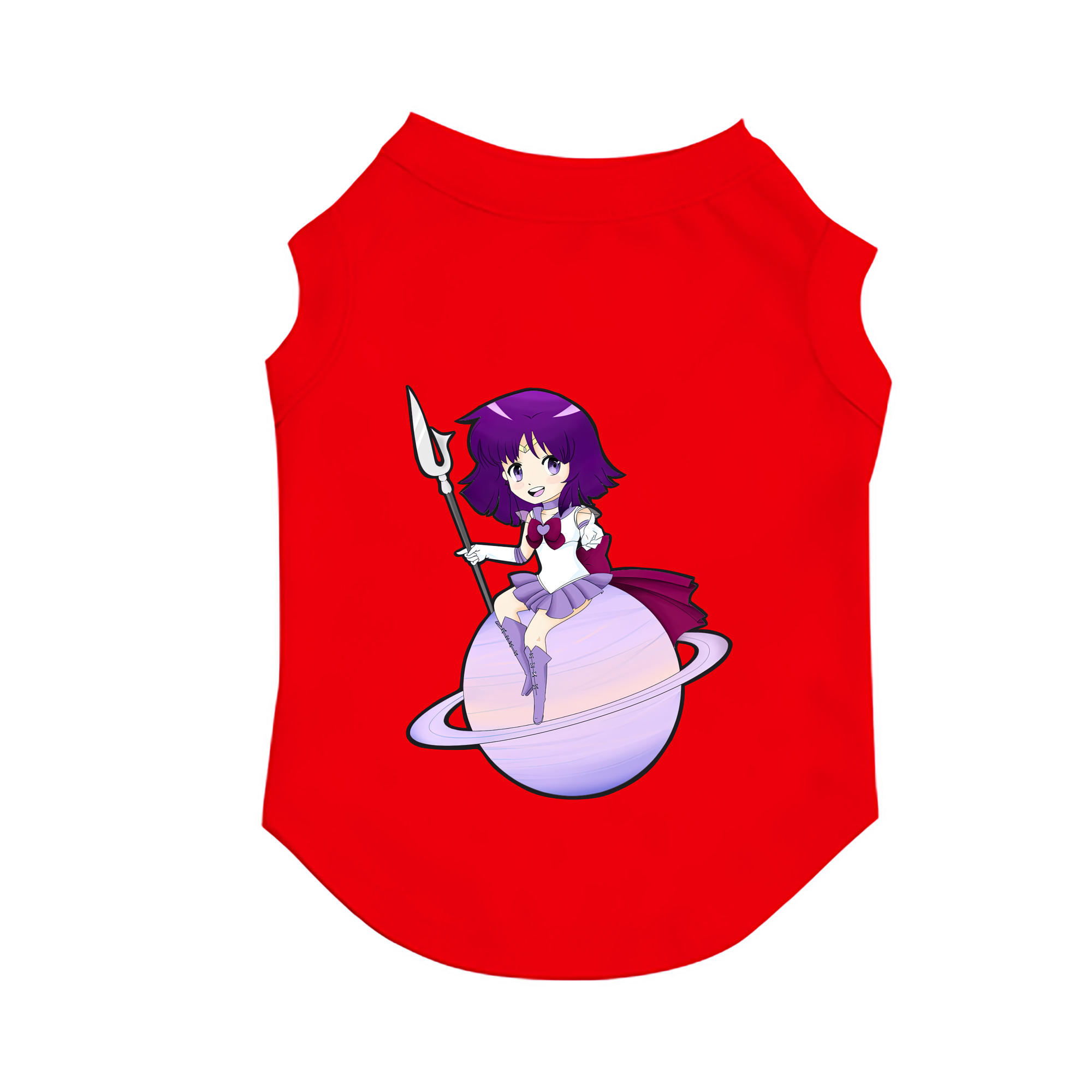 （画像用） 美少女戦士セーラームーン 土萠ほたる Sailor Moon Tomoe Hotaru （セーラーサターン；Sailor Saturn） ペット用ベスト