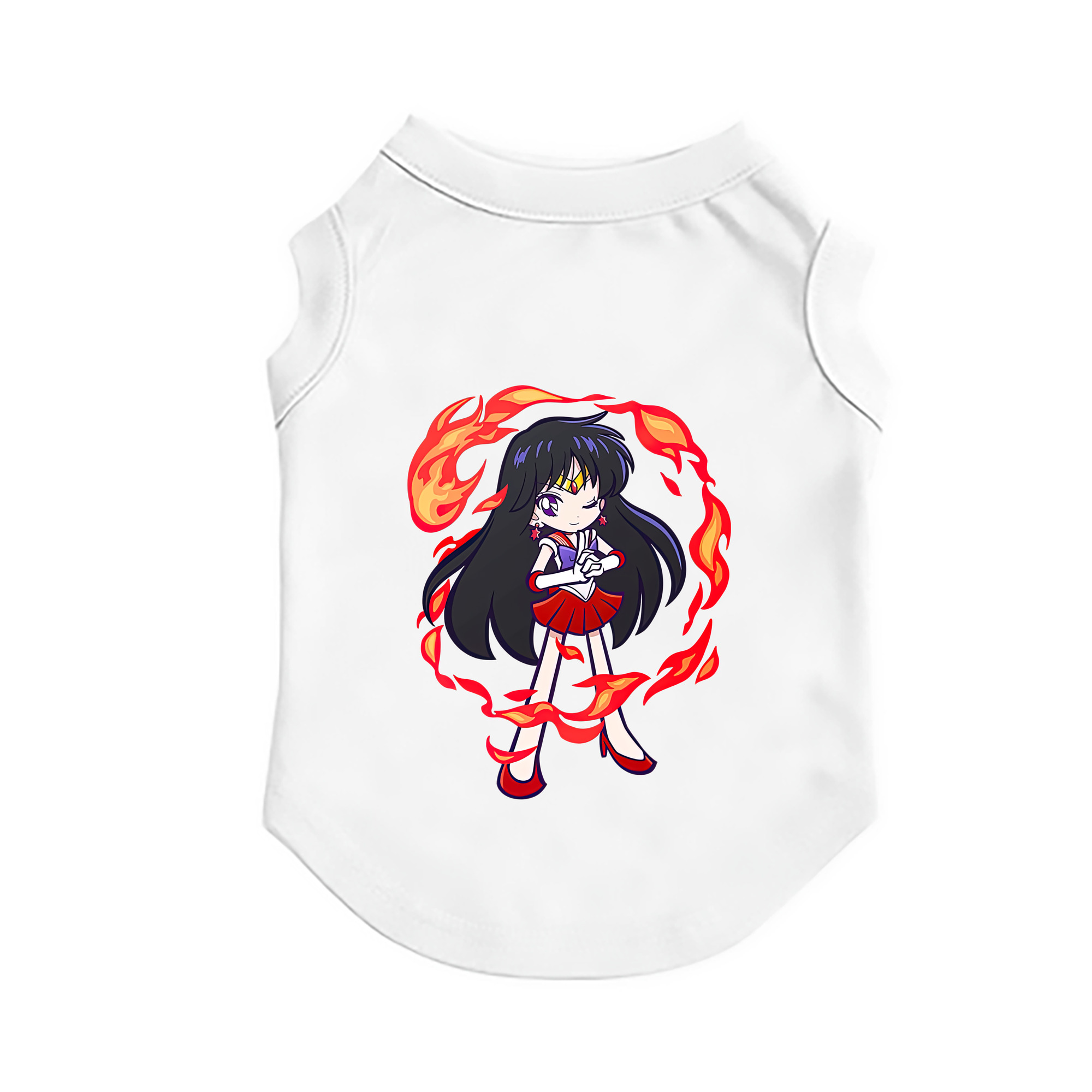 （画像用） 美少女戦士セーラームーン 火野レイ ひの レイ Sailor Moon Hino Rei （セーラーマーズ,Sailor Mars） ペット用ベスト