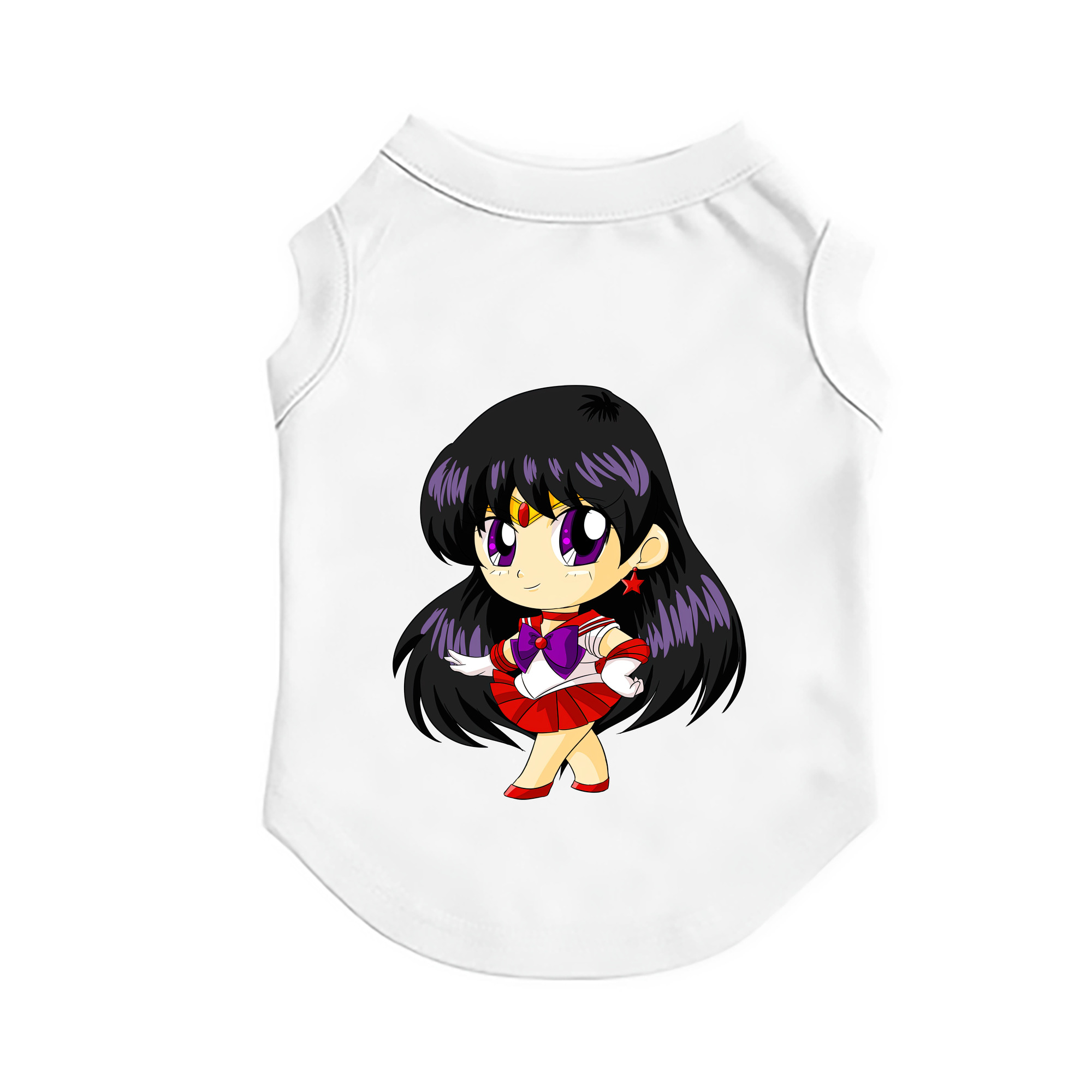 （画像用） 美少女戦士セーラームーン 火野レイ ひの レイ Sailor Moon Hino Rei （セーラーマーズ,Sailor Mars） ペット用ベスト