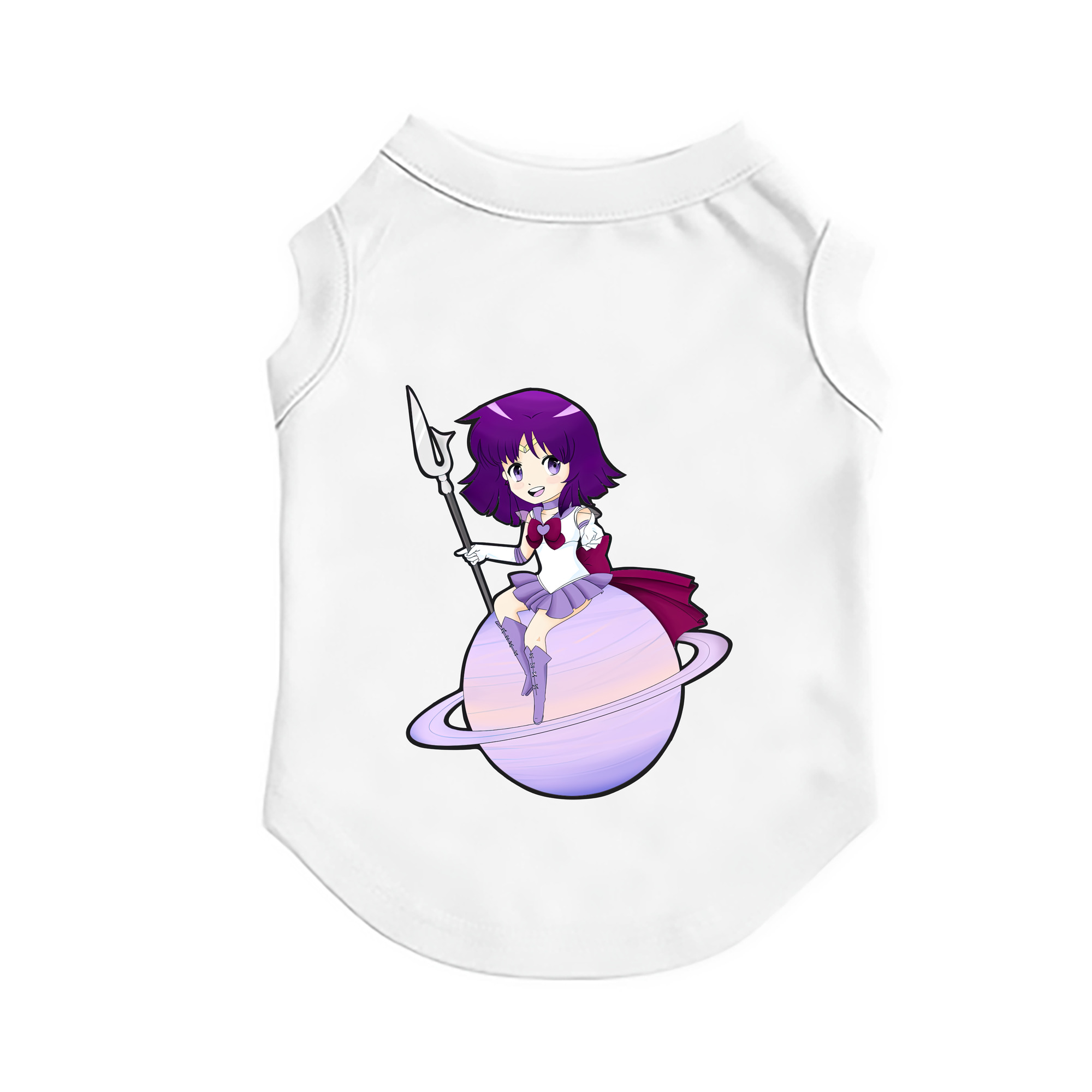 （画像用） 美少女戦士セーラームーン 土萠ほたる Sailor Moon Tomoe Hotaru （セーラーサターン；Sailor Saturn） ペット用ベスト
