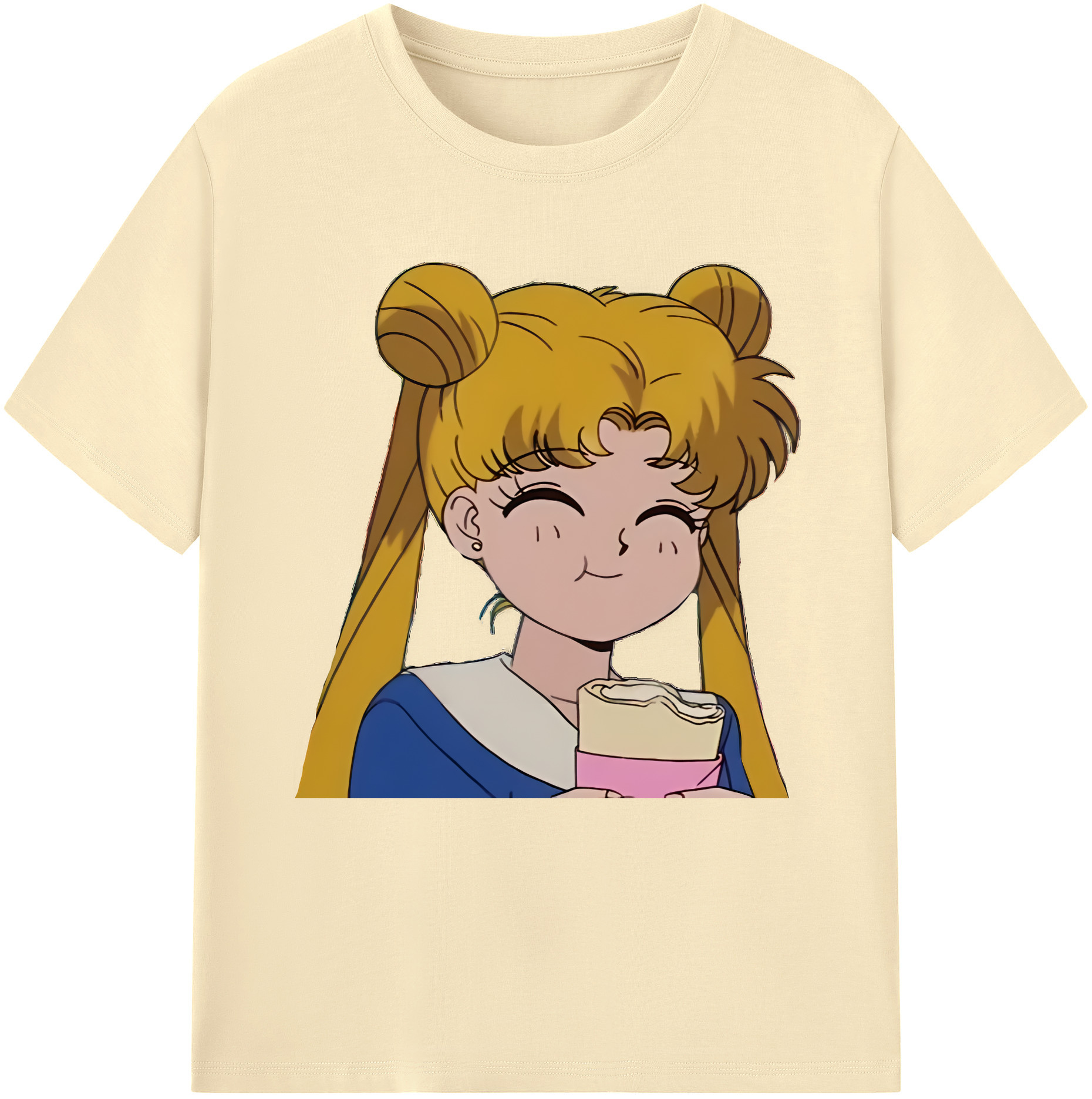 （画像用） 美少女戦士セーラームーン 愛野 美奈子 あいの みなこ Sailor Moon Aino Minako 綿100％半袖Tシャツ（フロントプリント）