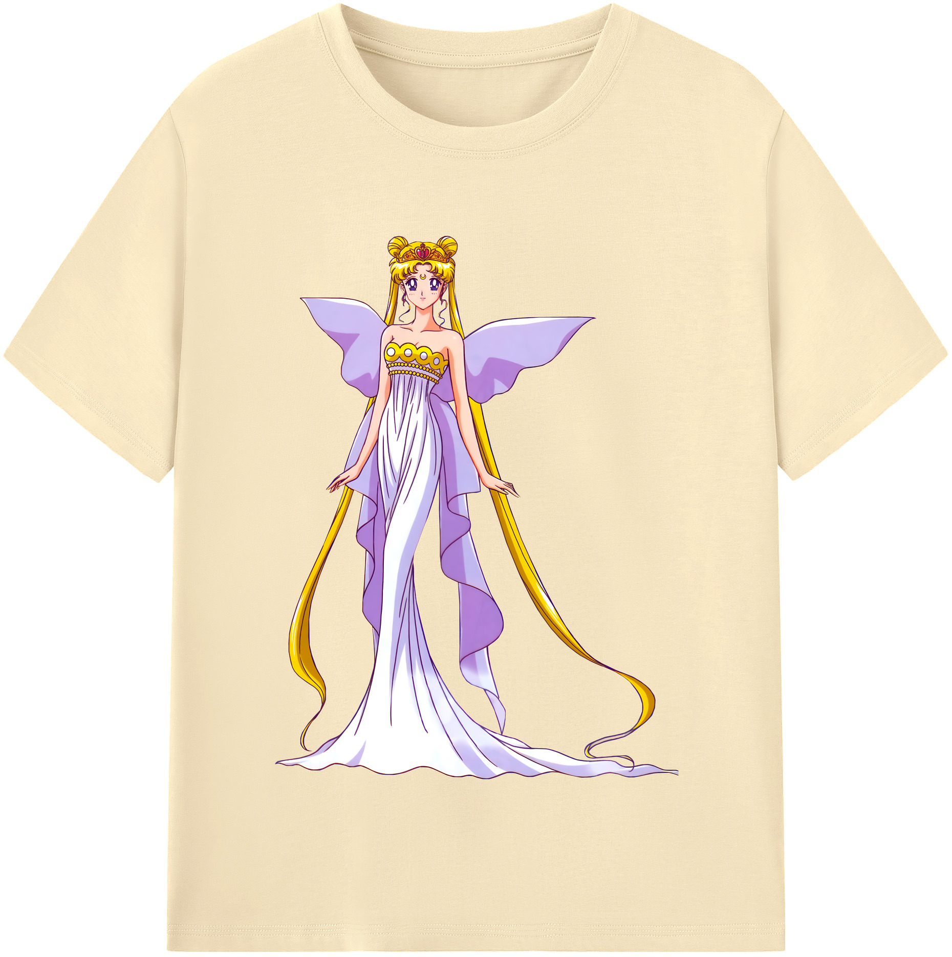 （画像用） 美少女戦士セーラームーン 愛野 美奈子 あいの みなこ Sailor Moon Aino Minako 綿100％半袖Tシャツ（フロントプリント）