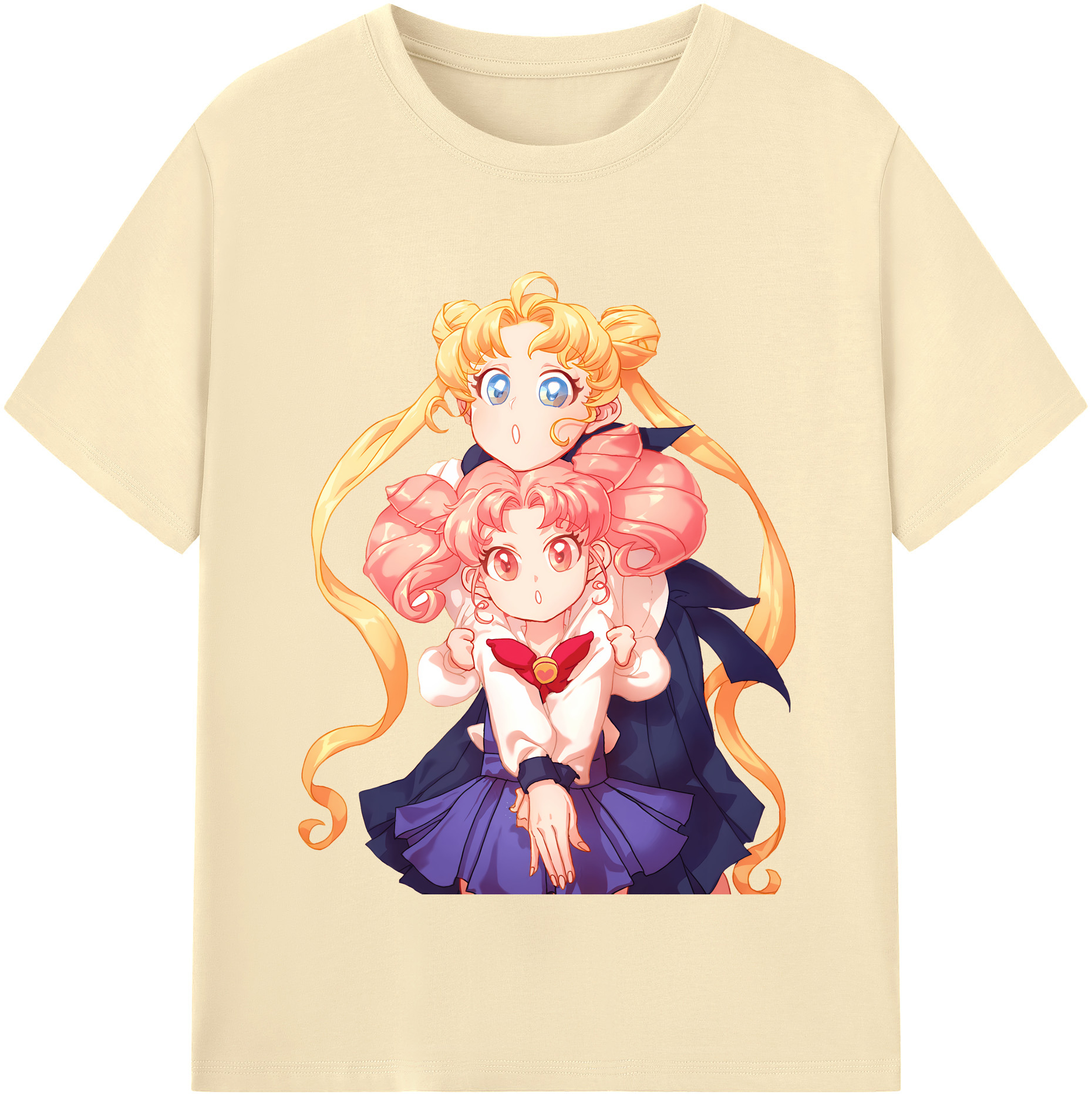 （画像用） 美少女戦士セーラームーン 愛野 美奈子 あいの みなこ Sailor Moon Aino Minako 綿100％半袖Tシャツ（フロントプリント）