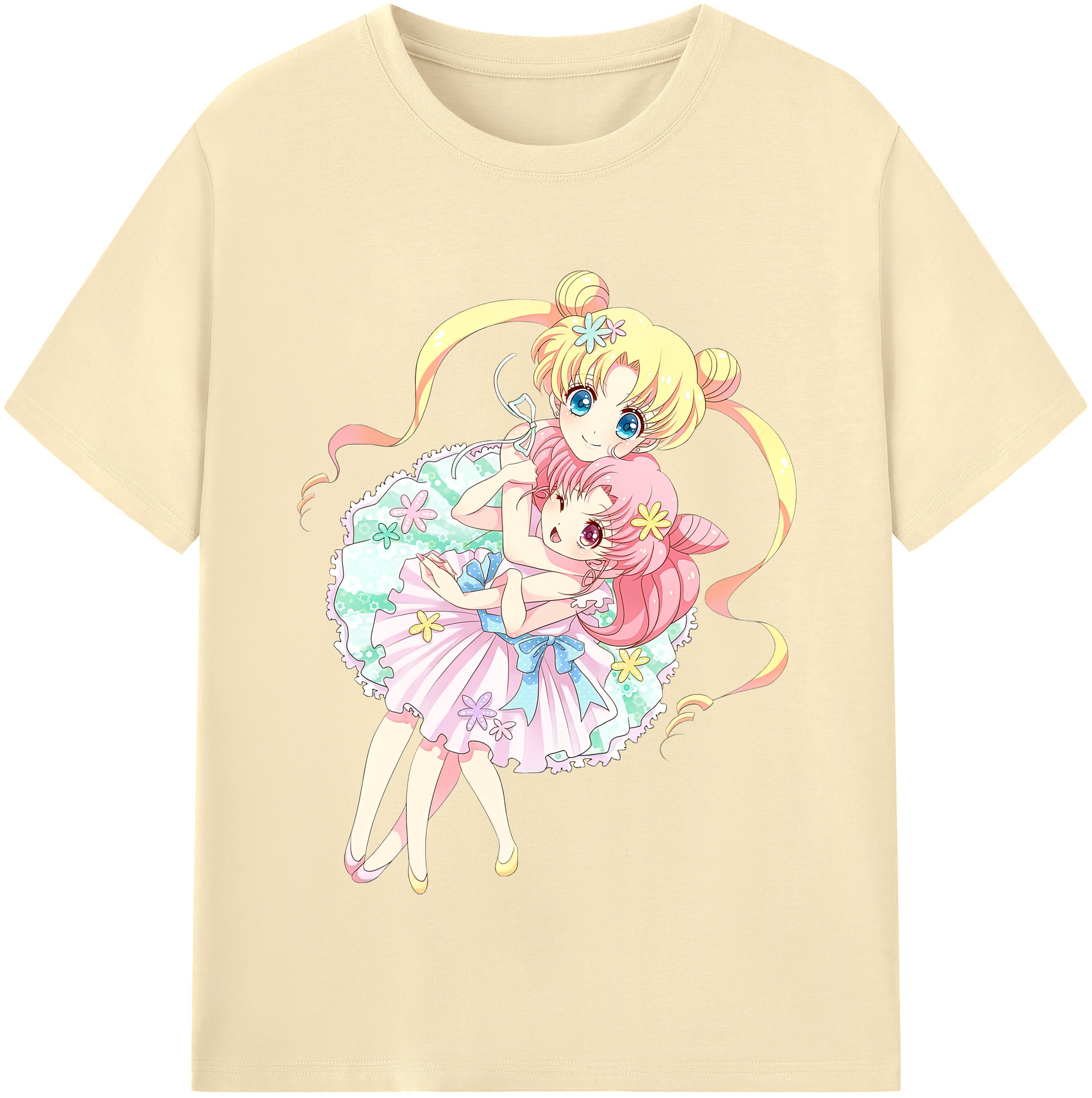 （画像用） 美少女戦士セーラームーン 愛野 美奈子 あいの みなこ Sailor Moon Aino Minako 綿100％半袖Tシャツ（フロントプリント）