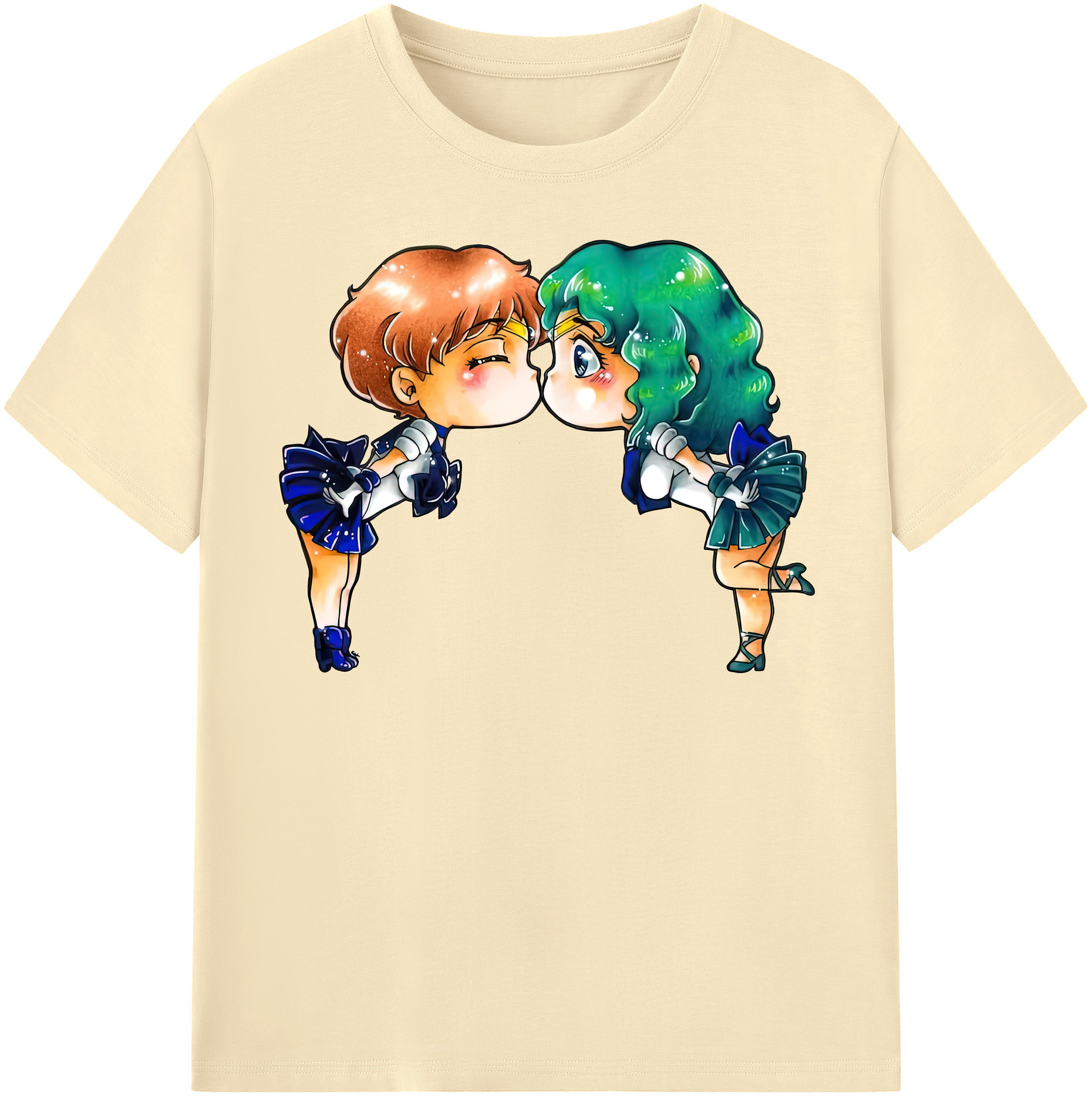 （画像用） 美少女戦士セーラームーン 天王はるか Sailor Moon Tenoh Haruka 綿100％半袖Tシャツ（フロントプリント）