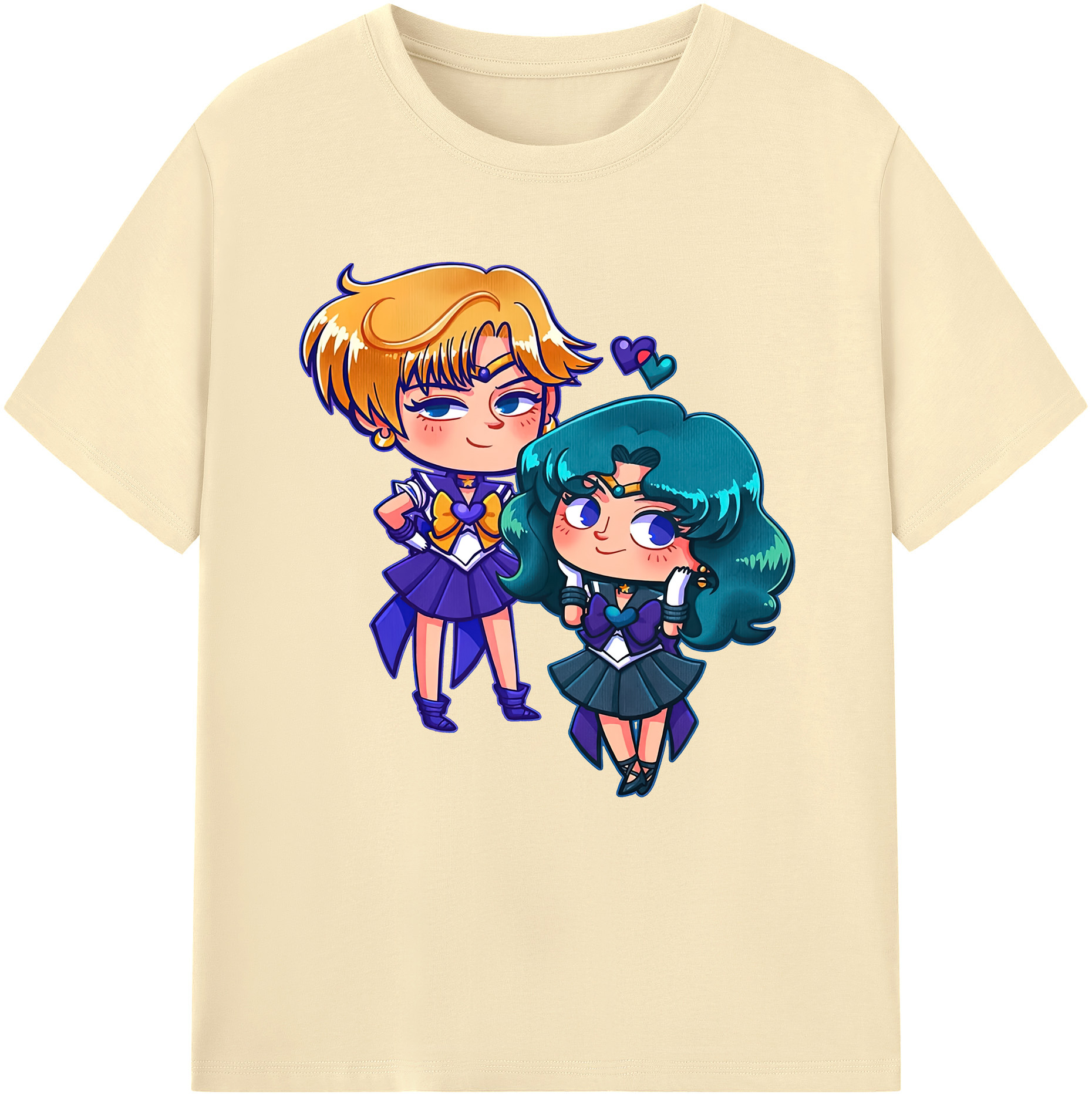 （画像用） 美少女戦士セーラームーン 天王はるか Sailor Moon Tenoh Haruka 綿100％半袖Tシャツ（フロントプリント）