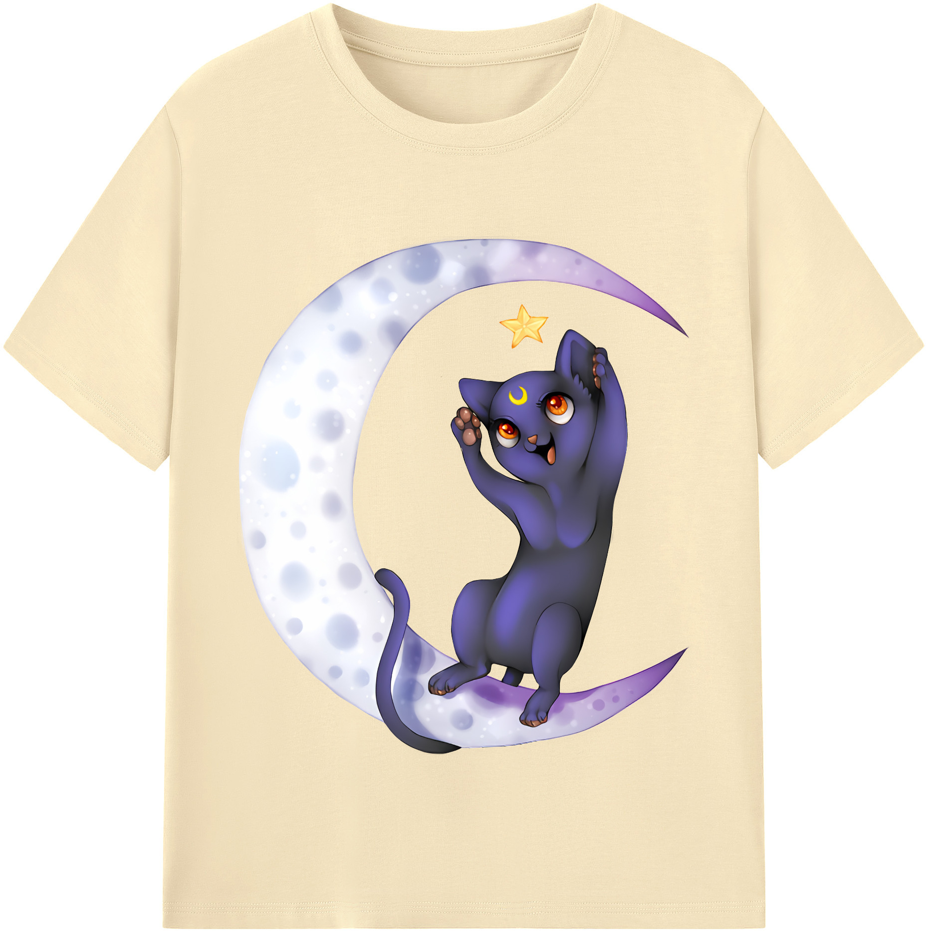 （画像用） 美少女戦士セーラームーン Sailor Moon 綿100％半袖Tシャツ（フロントプリント）
