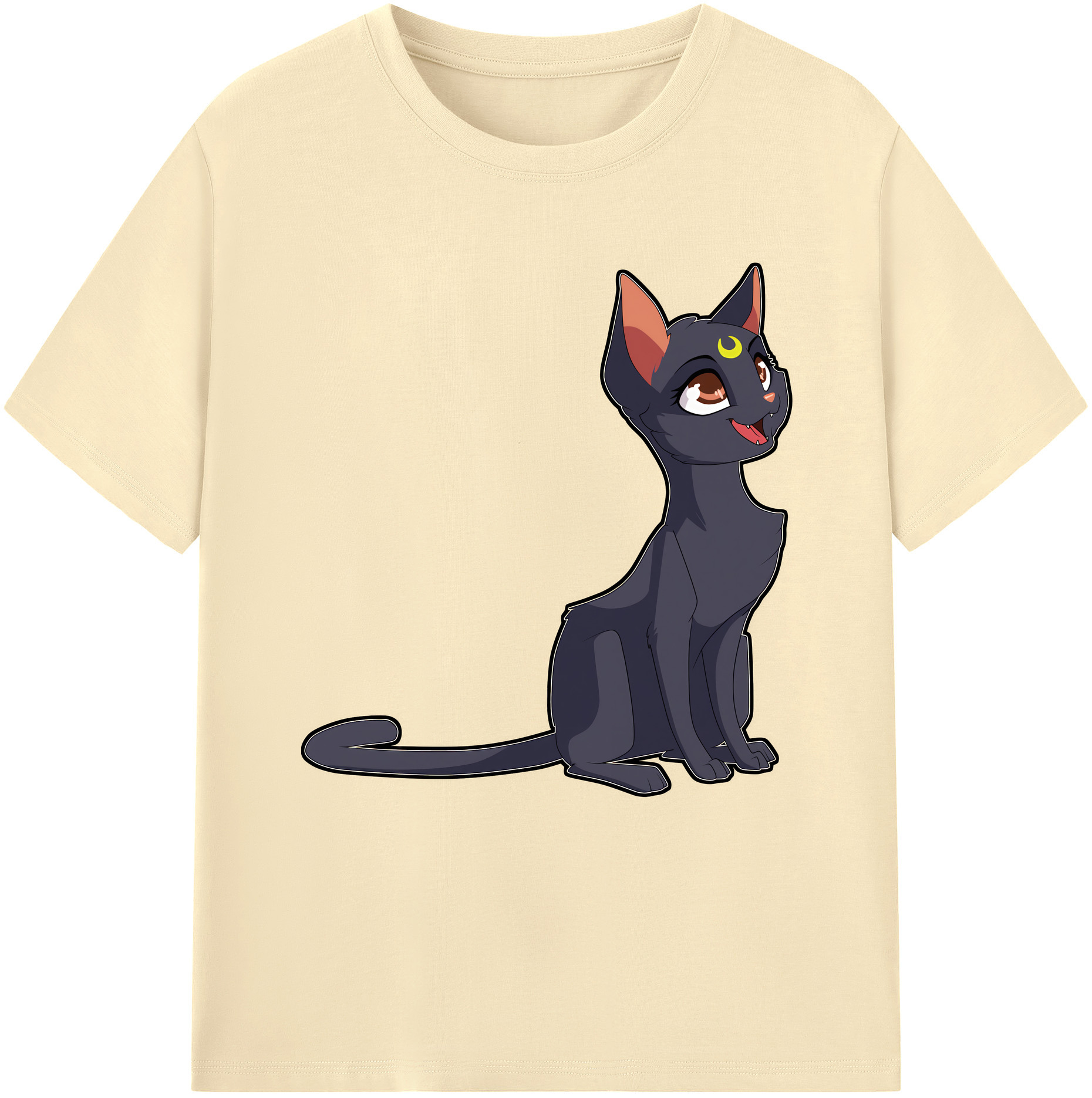 （画像用） 美少女戦士セーラームーン Sailor Moon 綿100％半袖Tシャツ（フロントプリント）
