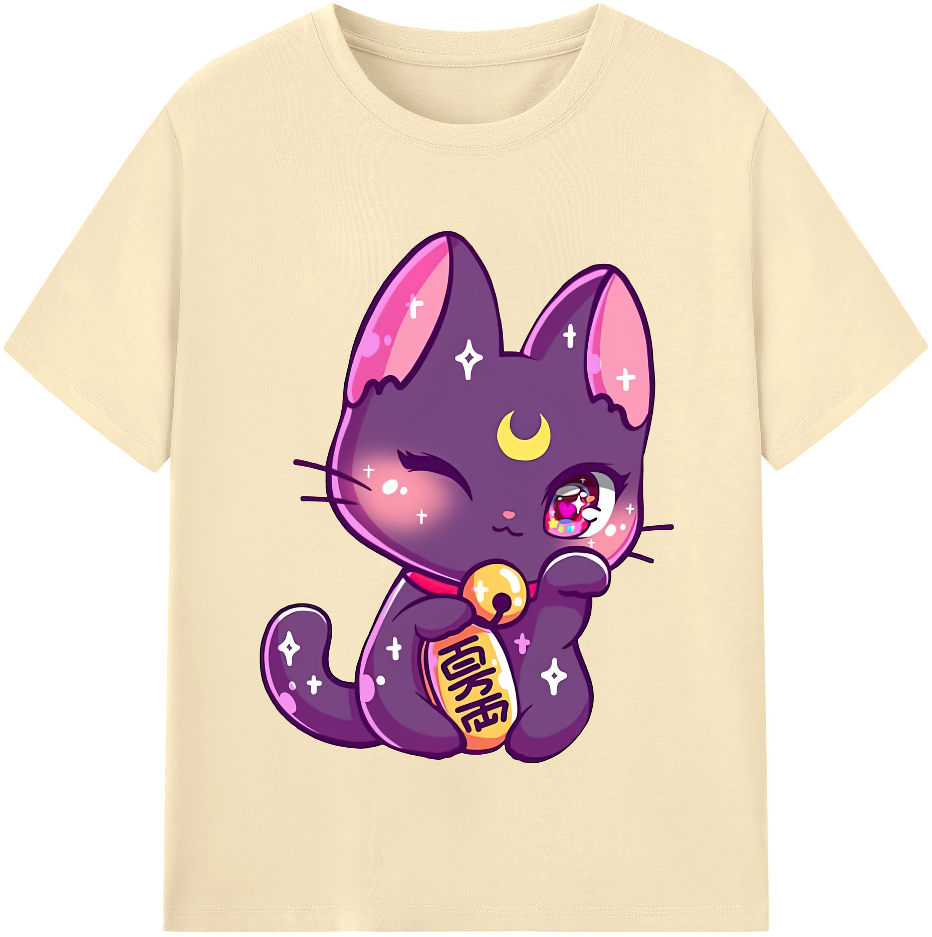（画像用） 美少女戦士セーラームーン Sailor Moon 綿100％半袖Tシャツ（フロントプリント）