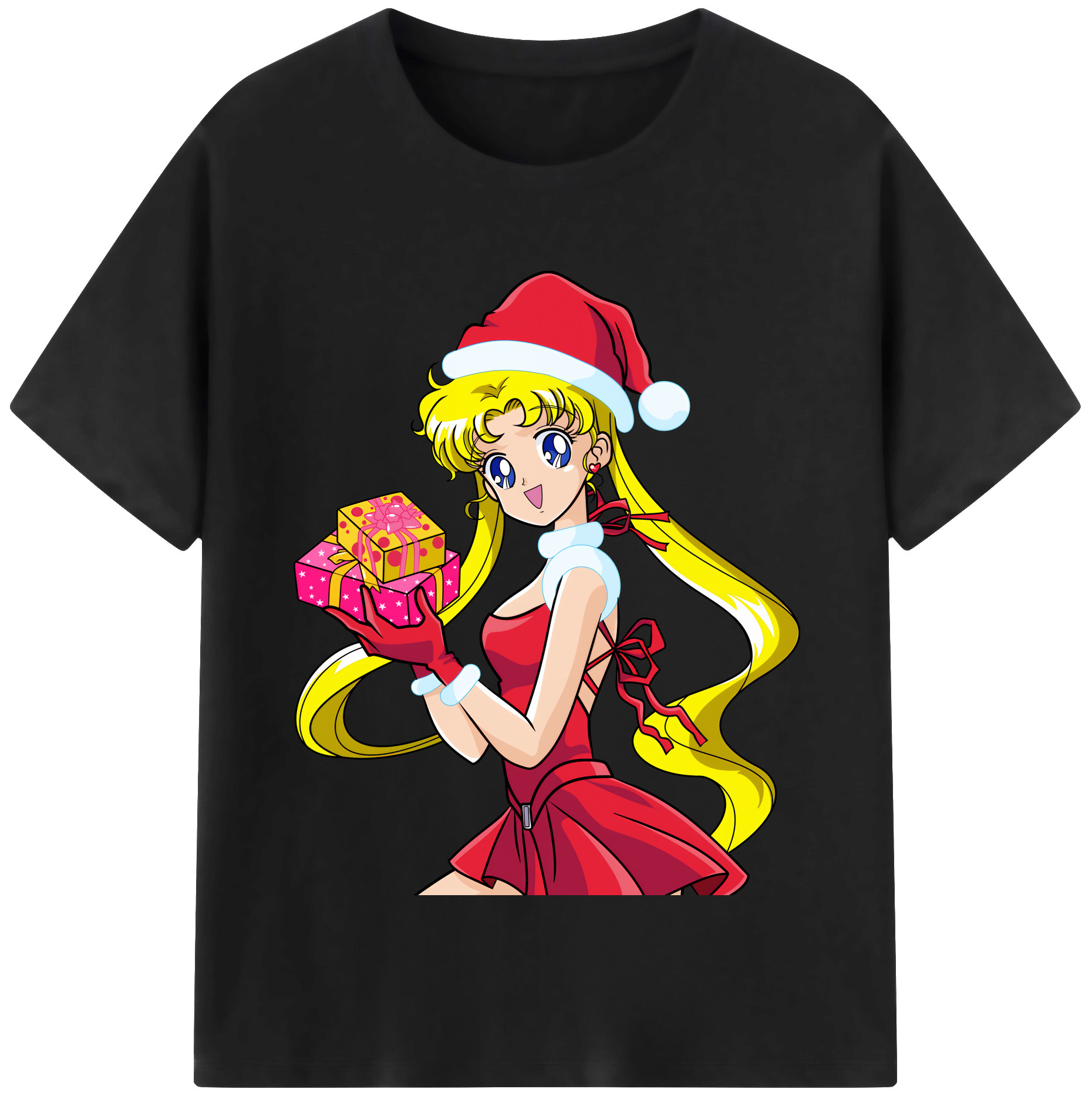（画像用） 美少女戦士セーラームーン 月野 うさぎ つきの うさぎ Sailor Moon Tsukino Usagi 綿100％半袖Tシャツ（フロントプリント）