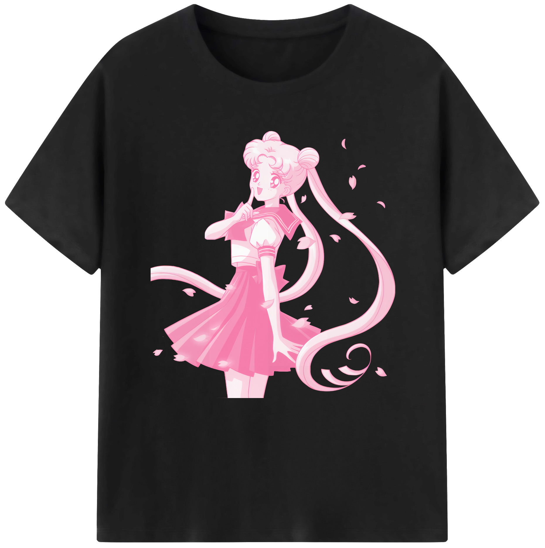 （画像用） 美少女戦士セーラームーン 愛野 美奈子 あいの みなこ Sailor Moon Aino Minako 綿100％半袖Tシャツ（フロントプリント）