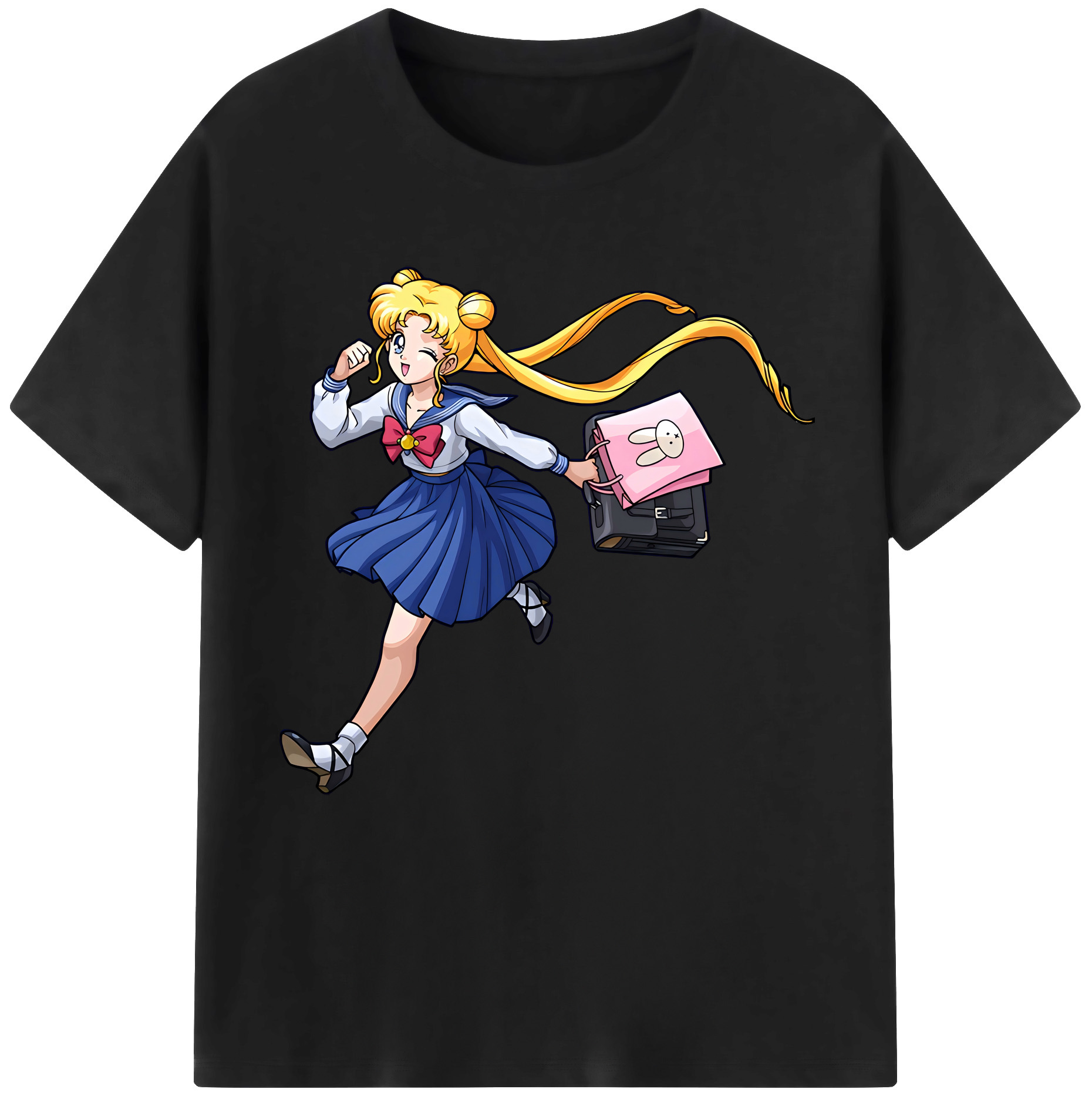 （画像用） 美少女戦士セーラームーン 愛野 美奈子 あいの みなこ Sailor Moon Aino Minako 綿100％半袖Tシャツ（フロントプリント）