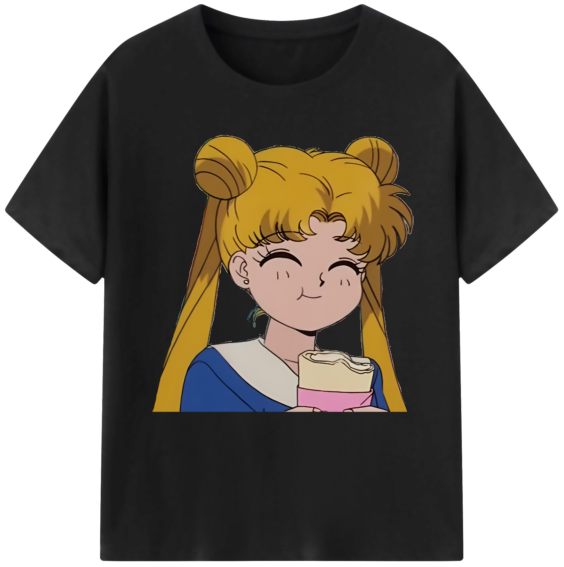 （画像用） 美少女戦士セーラームーン 愛野 美奈子 あいの みなこ Sailor Moon Aino Minako 綿100％半袖Tシャツ（フロントプリント）