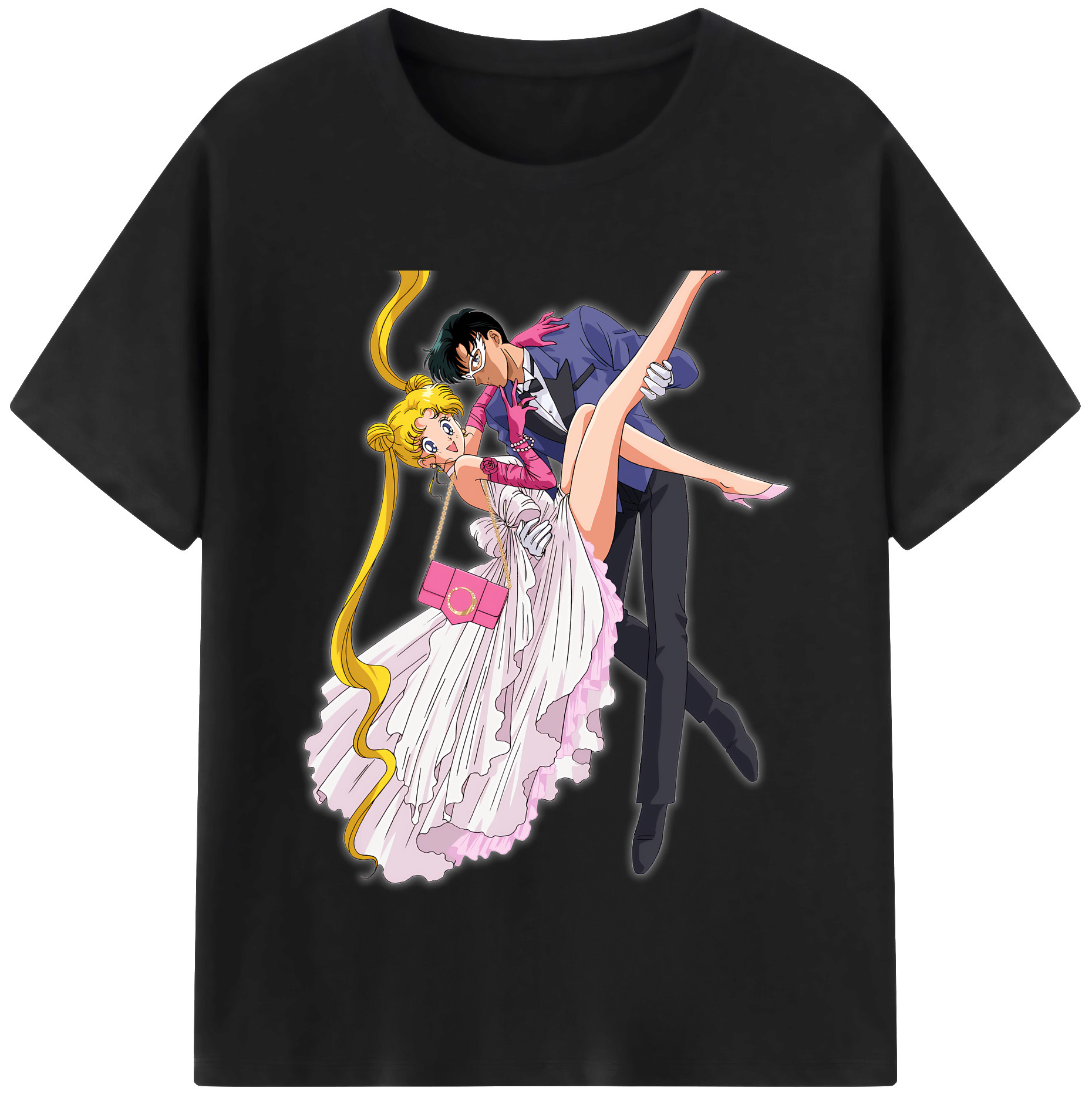 （画像用） 美少女戦士セーラームーン 愛野 美奈子 あいの みなこ Sailor Moon Aino Minako 綿100％半袖Tシャツ（フロントプリント）
