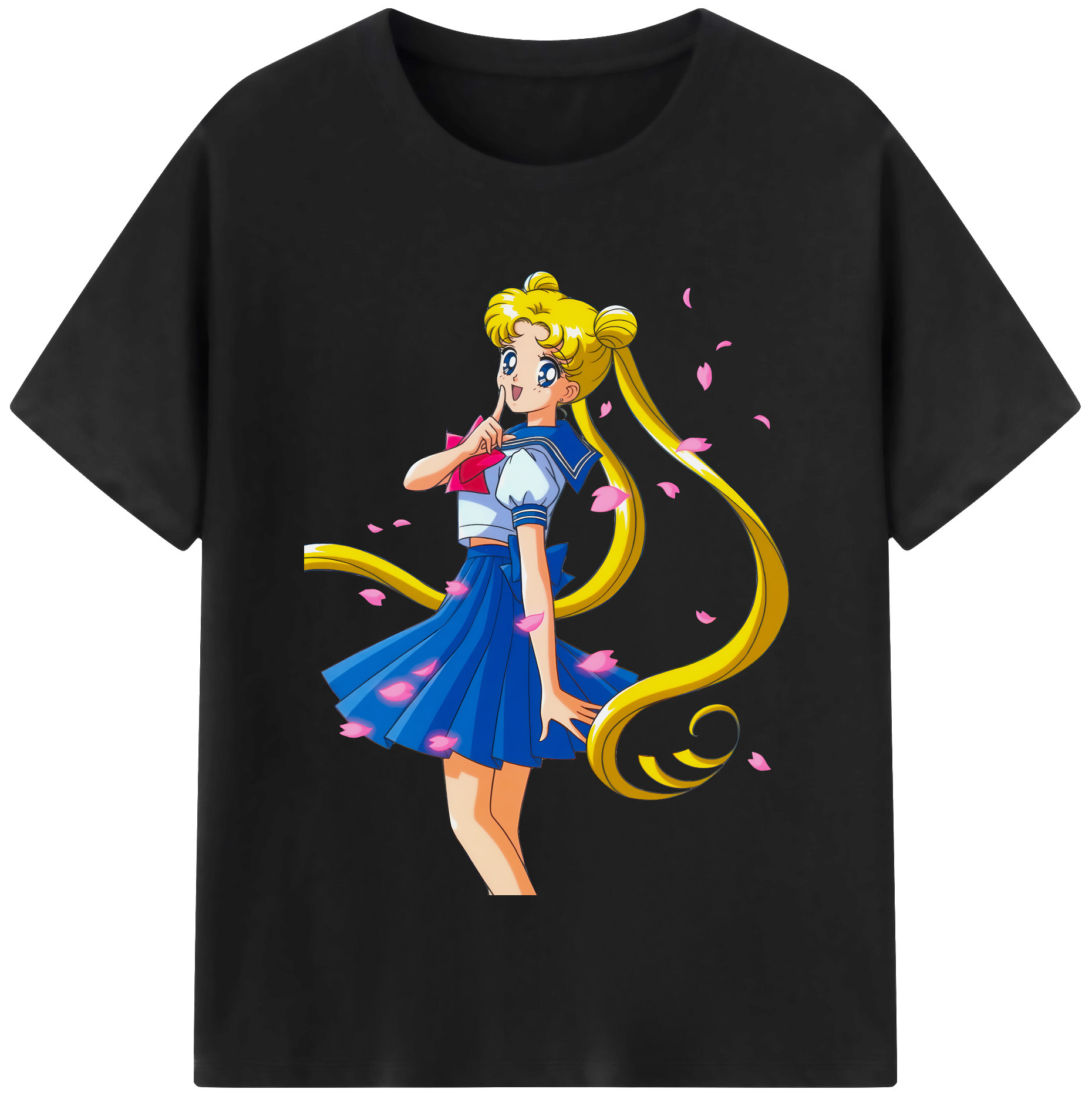 （画像用） 美少女戦士セーラームーン 愛野 美奈子 あいの みなこ Sailor Moon Aino Minako 綿100％半袖Tシャツ（フロントプリント）