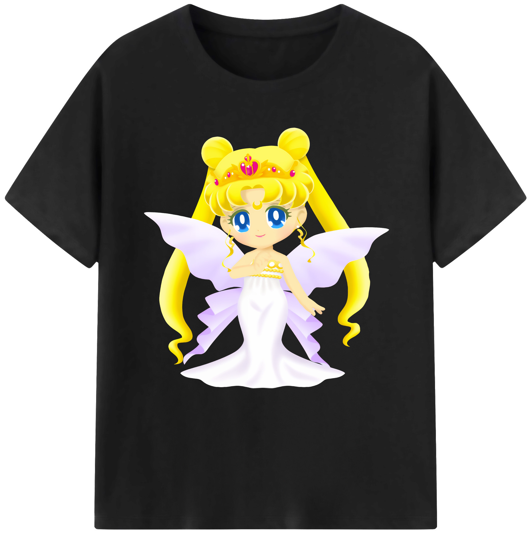 （画像用） 美少女戦士セーラームーン 愛野 美奈子 あいの みなこ Sailor Moon Aino Minako 綿100％半袖Tシャツ（フロントプリント）