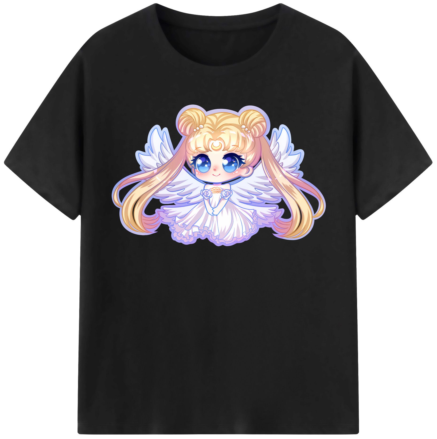 （画像用） 美少女戦士セーラームーン 愛野 美奈子 あいの みなこ Sailor Moon Aino Minako 綿100％半袖Tシャツ（フロントプリント）