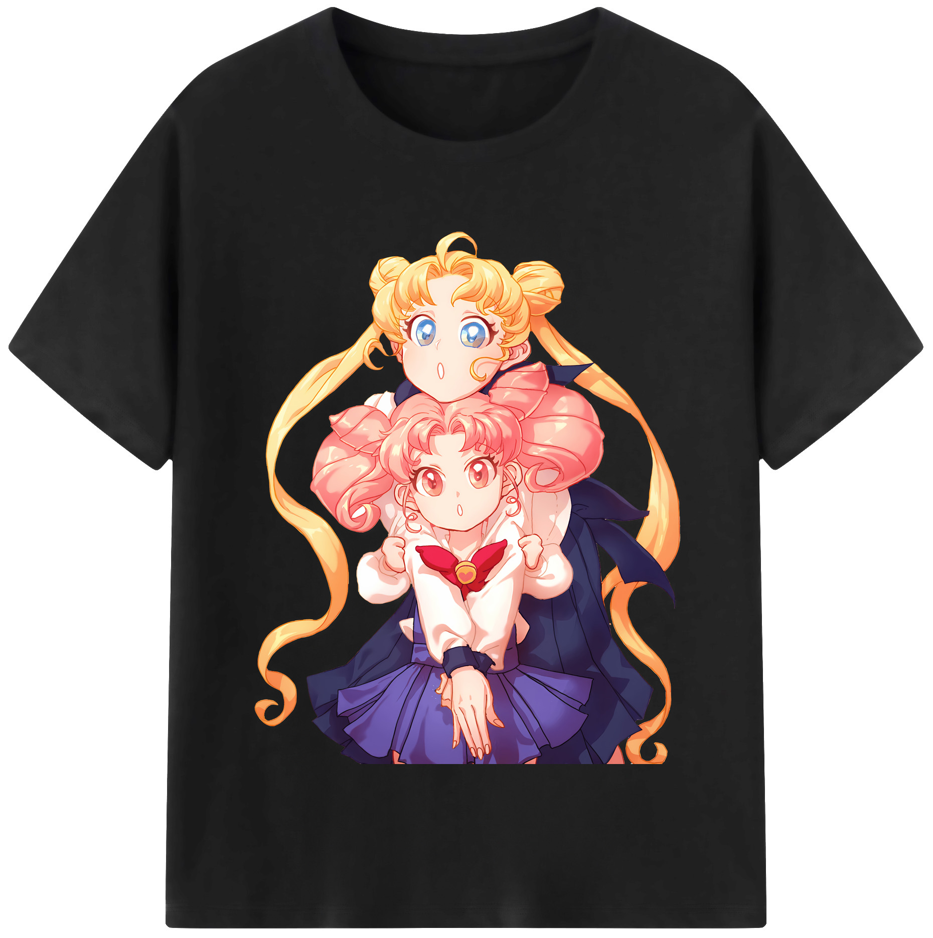 （画像用） 美少女戦士セーラームーン 愛野 美奈子 あいの みなこ Sailor Moon Aino Minako 綿100％半袖Tシャツ（フロントプリント）