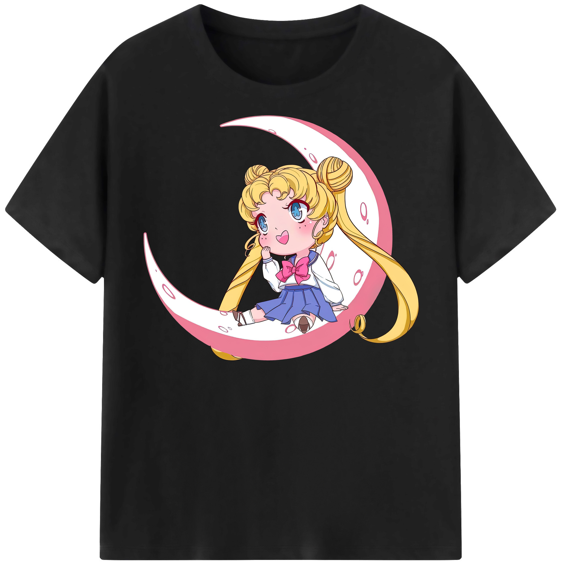 （画像用） 美少女戦士セーラームーン 愛野 美奈子 あいの みなこ Sailor Moon Aino Minako 綿100％半袖Tシャツ（フロントプリント）
