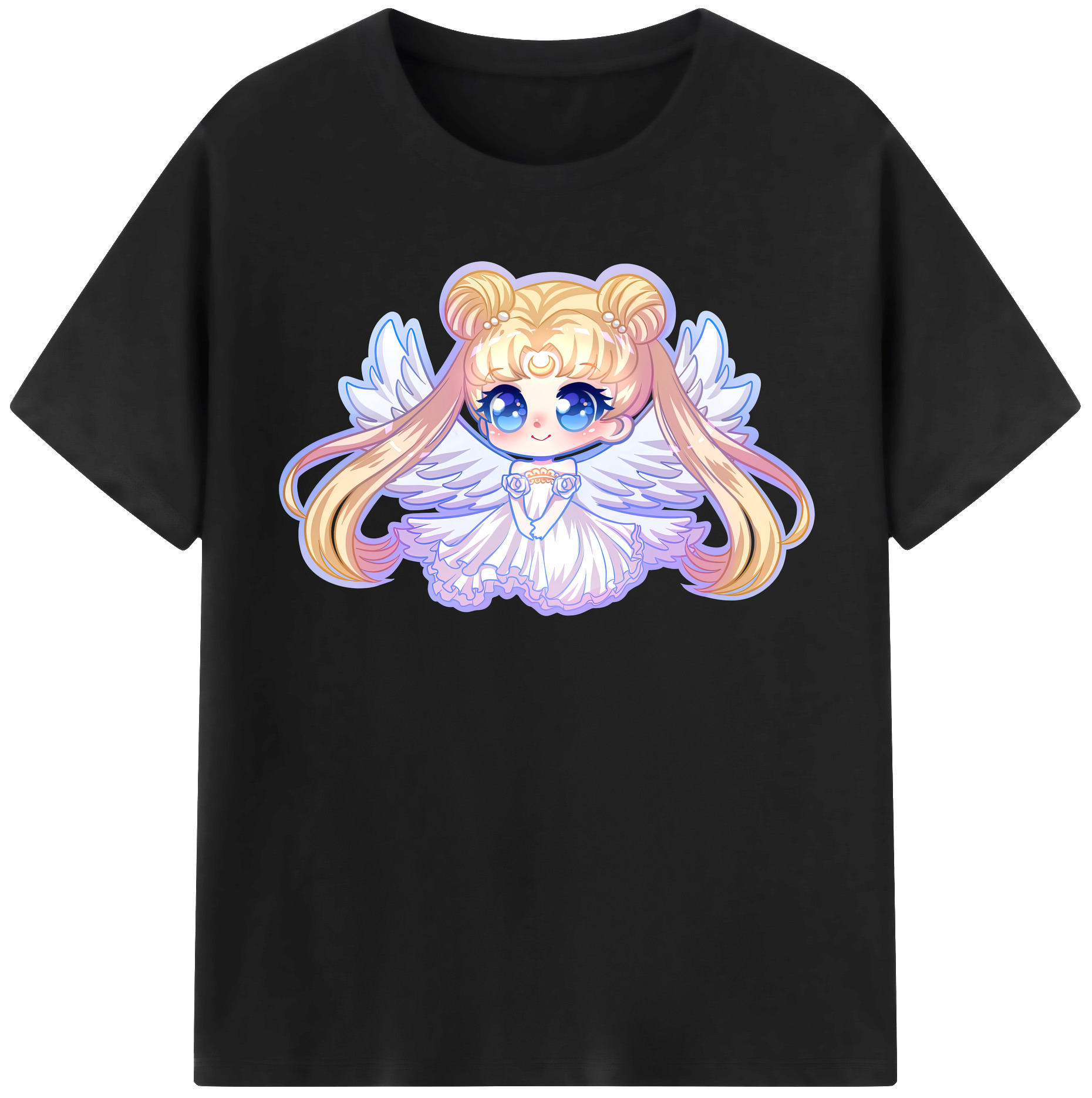 （画像用） 美少女戦士セーラームーン 愛野 美奈子 あいの みなこ Sailor Moon Aino Minako 綿100％半袖Tシャツ（フロントプリント）