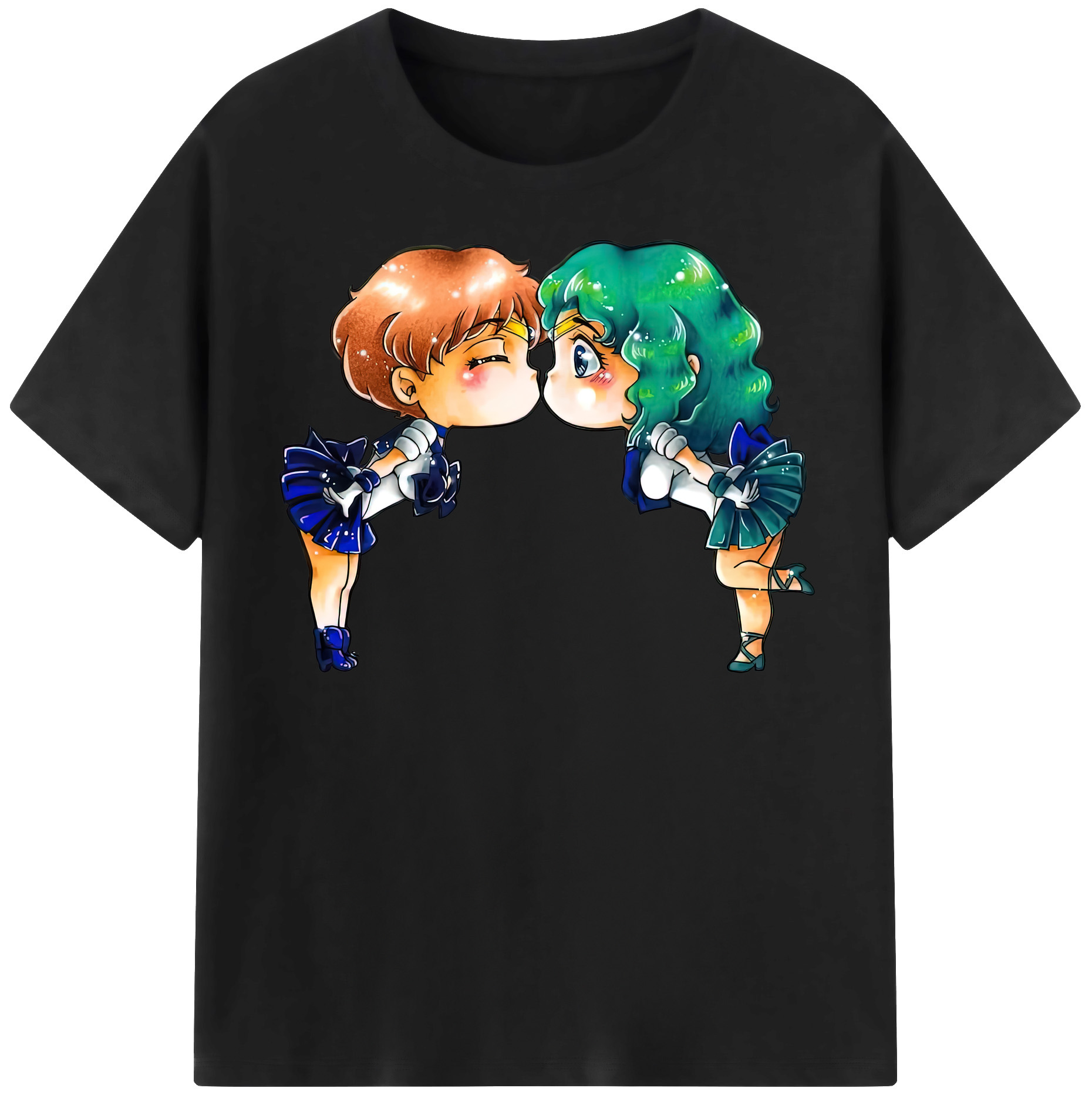 （画像用） 美少女戦士セーラームーン 天王はるか Sailor Moon Tenoh Haruka 綿100％半袖Tシャツ（フロントプリント）