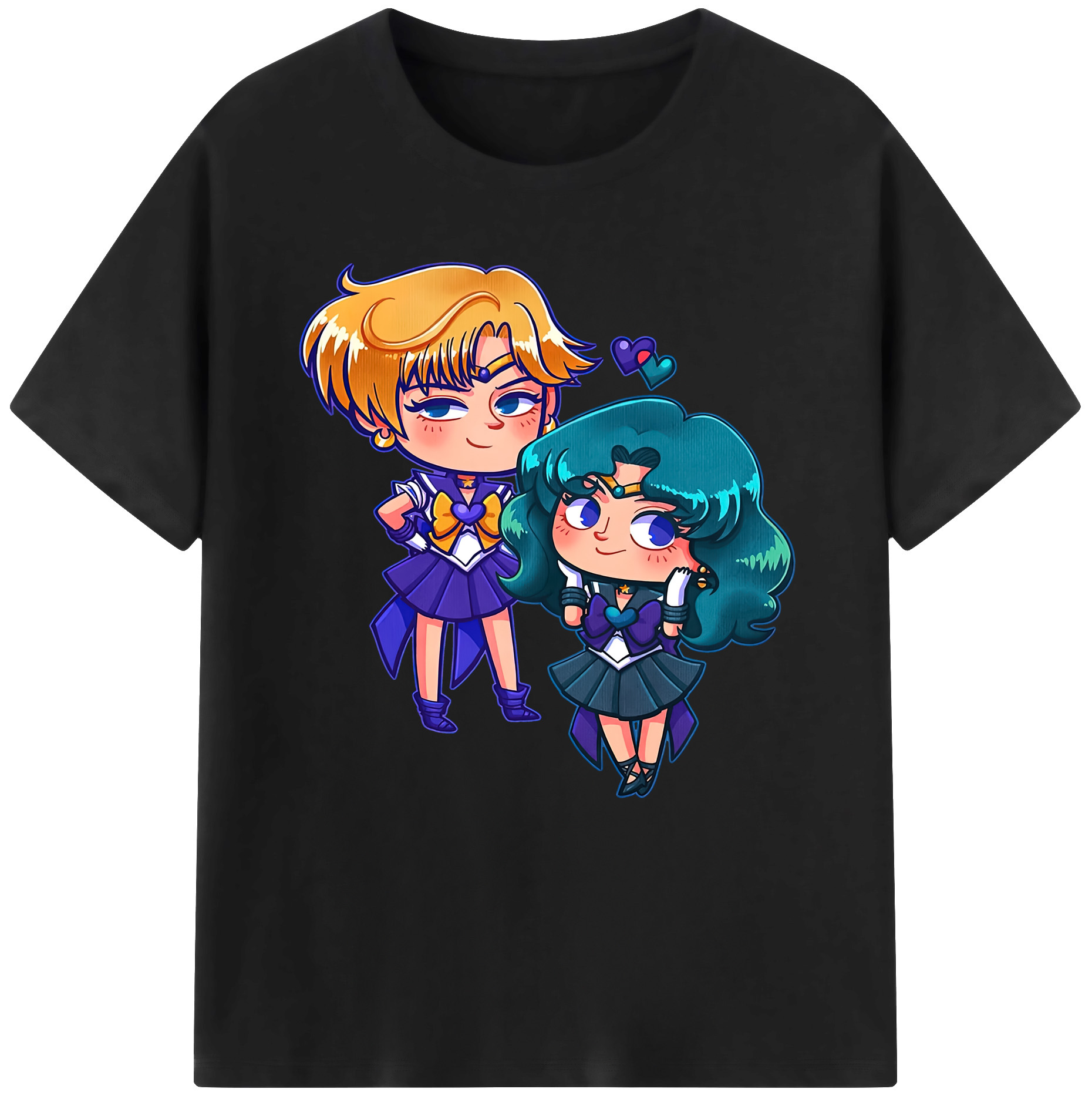 （画像用） 美少女戦士セーラームーン 天王はるか Sailor Moon Tenoh Haruka 綿100％半袖Tシャツ（フロントプリント）