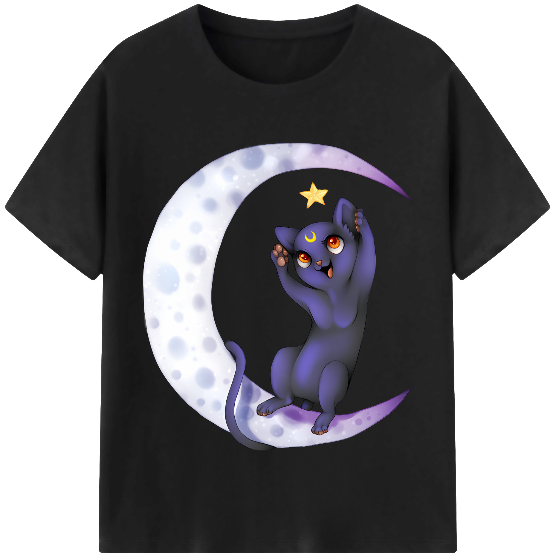 （画像用） 美少女戦士セーラームーン Sailor Moon 綿100％半袖Tシャツ（フロントプリント）