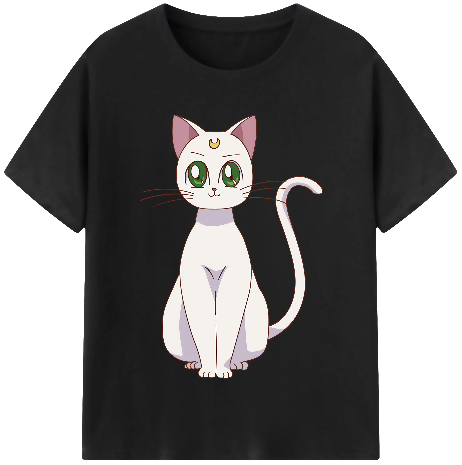 （画像用） 美少女戦士セーラームーン Sailor Moon 綿100％半袖Tシャツ（フロントプリント）