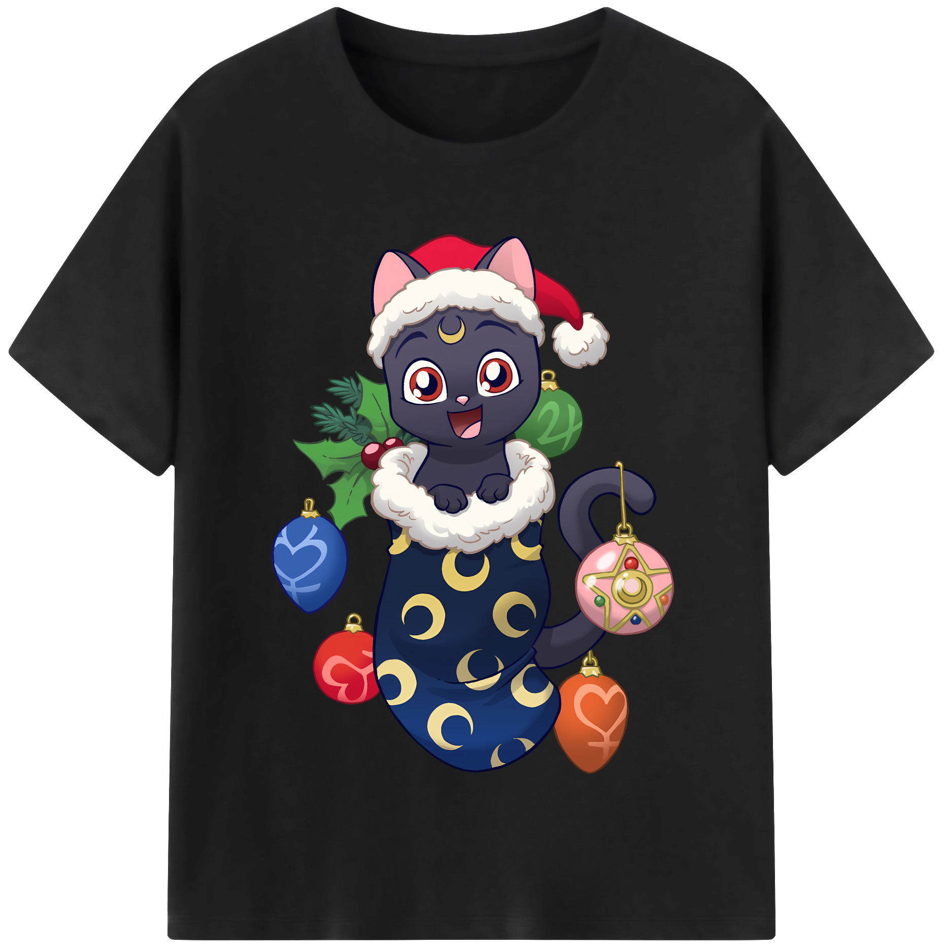 （画像用） 美少女戦士セーラームーン Sailor Moon 綿100％半袖Tシャツ（フロントプリント）