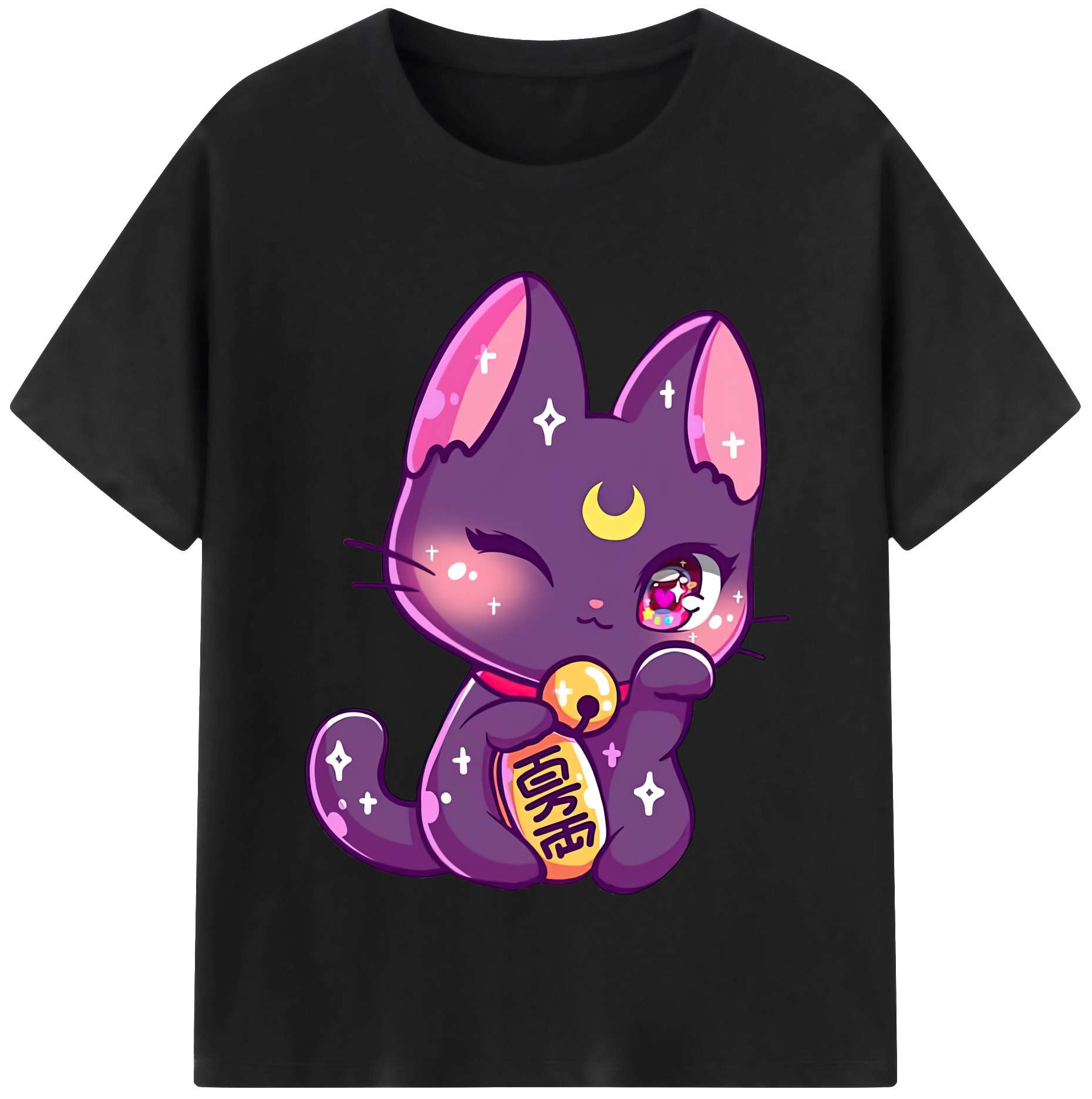（画像用） 美少女戦士セーラームーン Sailor Moon 綿100％半袖Tシャツ（フロントプリント）