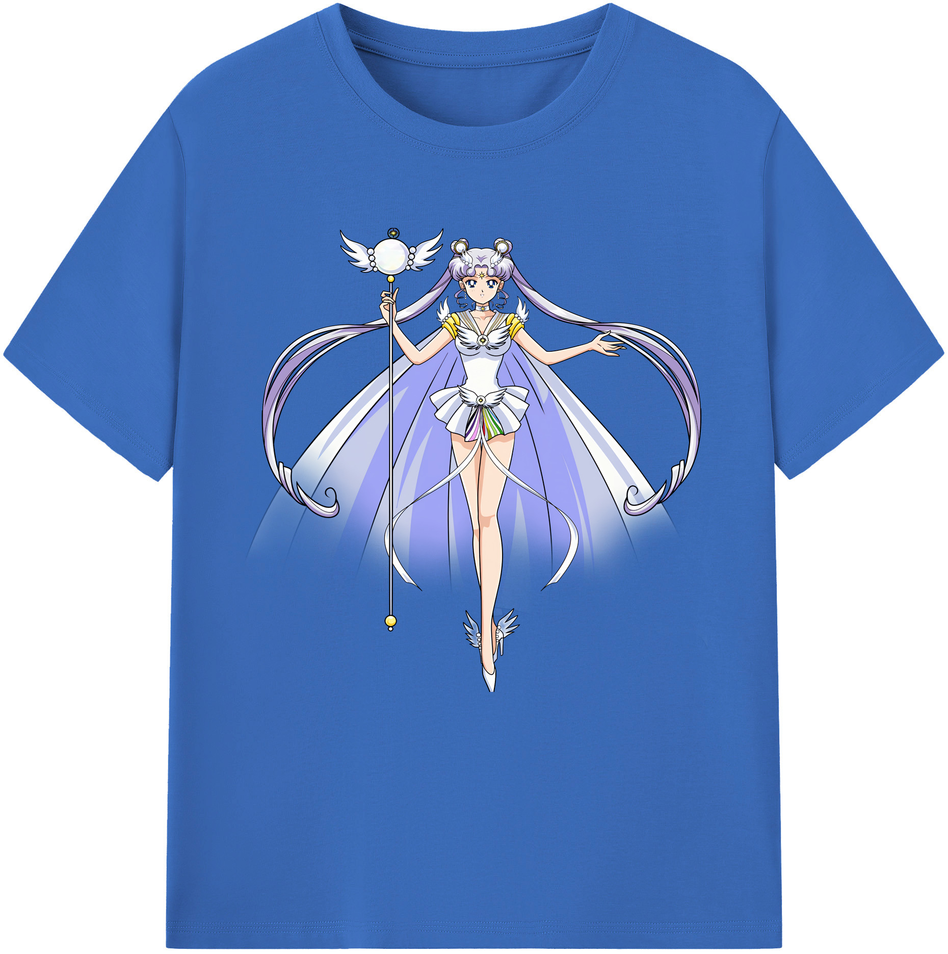 （画像用） 美少女戦士セーラームーン 月野 うさぎ つきの うさぎ Sailor Moon Tsukino Usagi 綿100％半袖Tシャツ（フロントプリント）