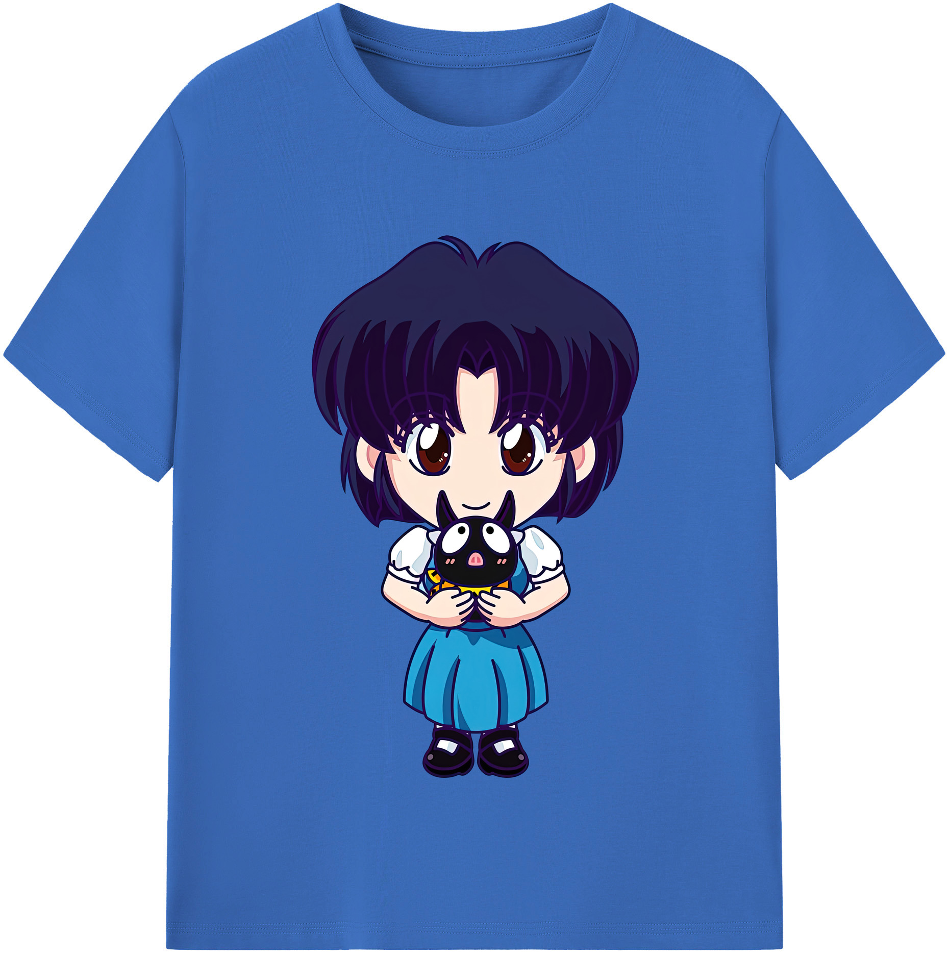（画像用） 美少女戦士セーラームーン 水野 亜美 みずの あみ Sailor Moon Mizuno Ami 綿100％半袖Tシャツ（フロントプリント）