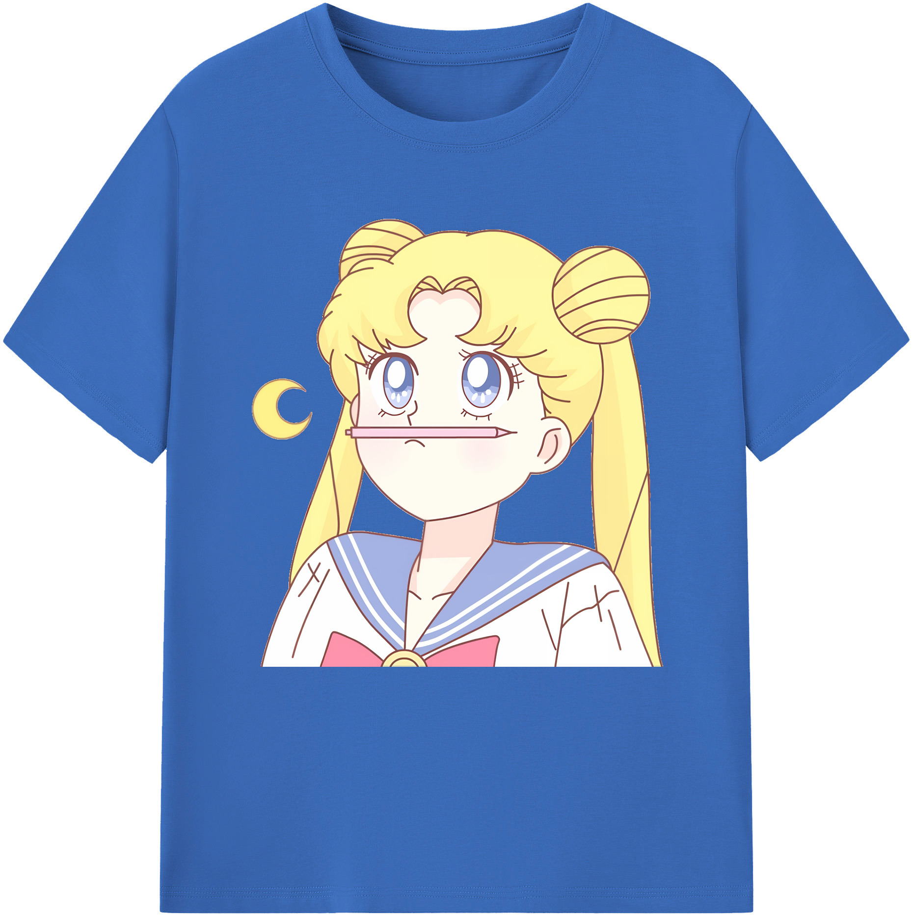 （画像用） 美少女戦士セーラームーン 愛野 美奈子 あいの みなこ Sailor Moon Aino Minako 綿100％半袖Tシャツ（フロントプリント）