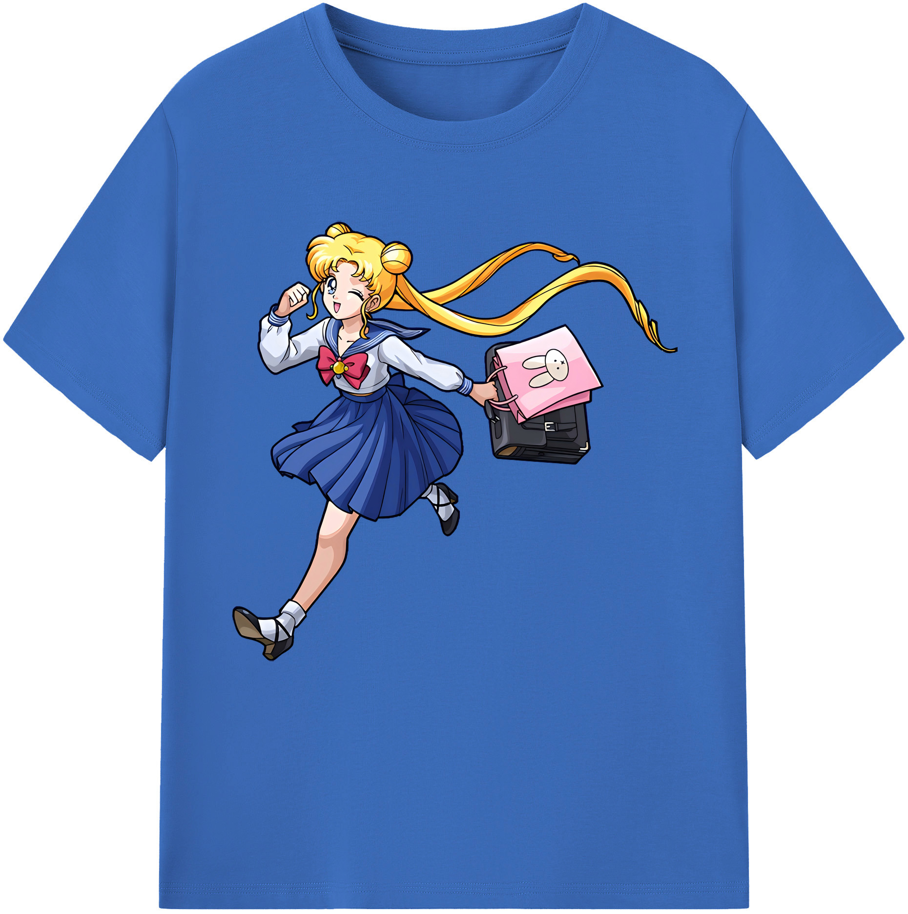 （画像用） 美少女戦士セーラームーン 愛野 美奈子 あいの みなこ Sailor Moon Aino Minako 綿100％半袖Tシャツ（フロントプリント）