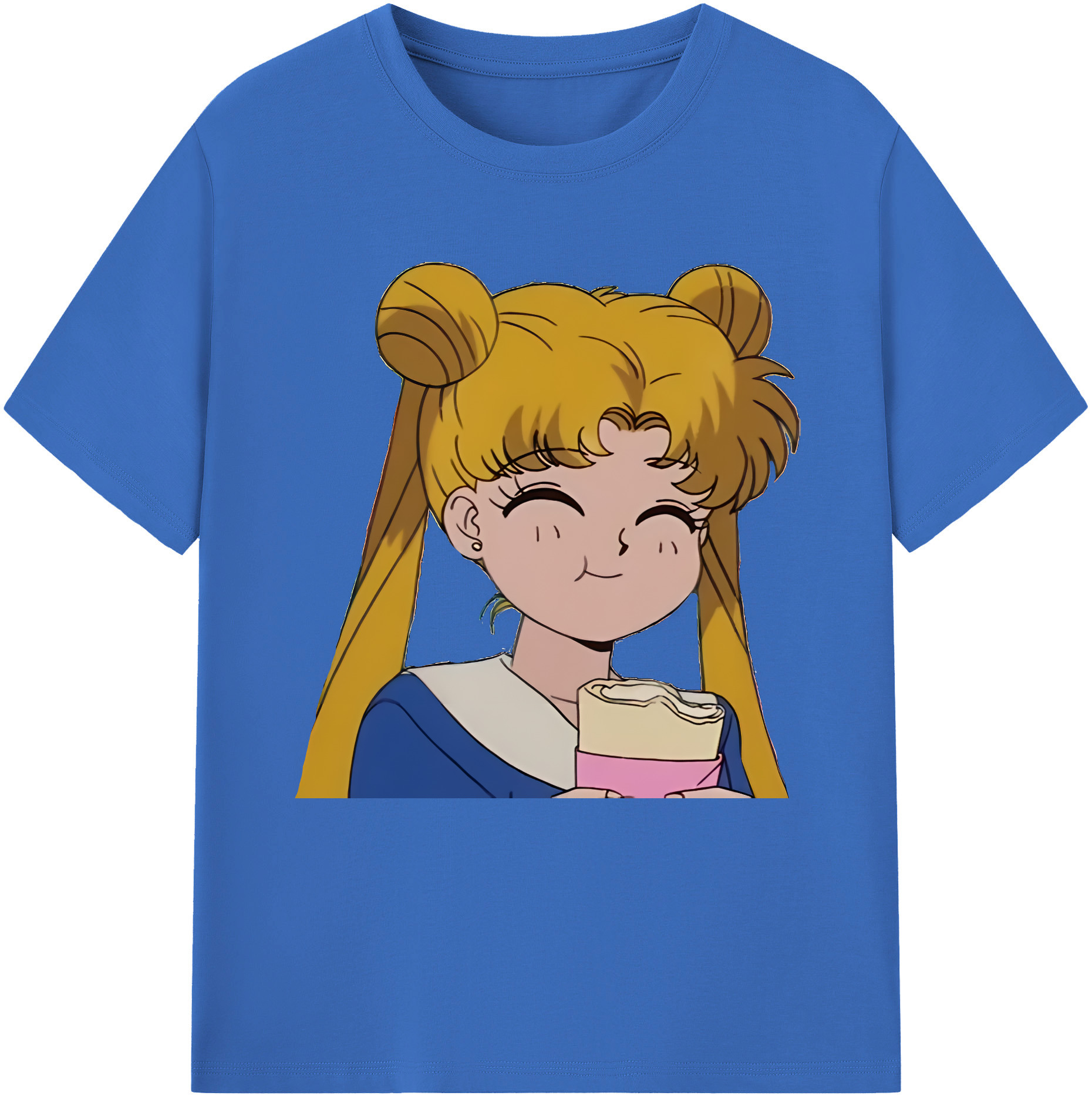 （画像用） 美少女戦士セーラームーン 愛野 美奈子 あいの みなこ Sailor Moon Aino Minako 綿100％半袖Tシャツ（フロントプリント）