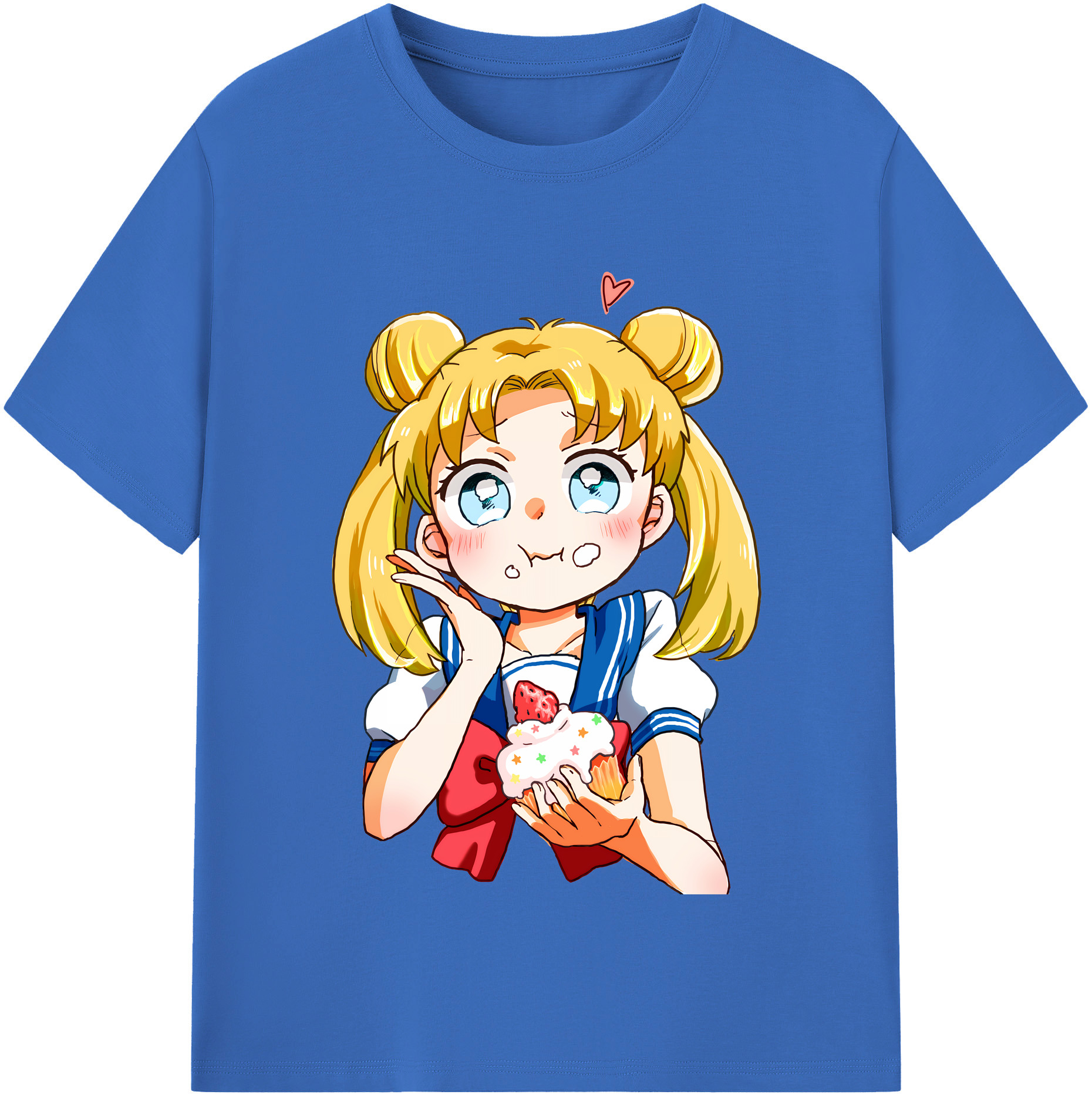 （画像用） 美少女戦士セーラームーン 愛野 美奈子 あいの みなこ Sailor Moon Aino Minako 綿100％半袖Tシャツ（フロントプリント）