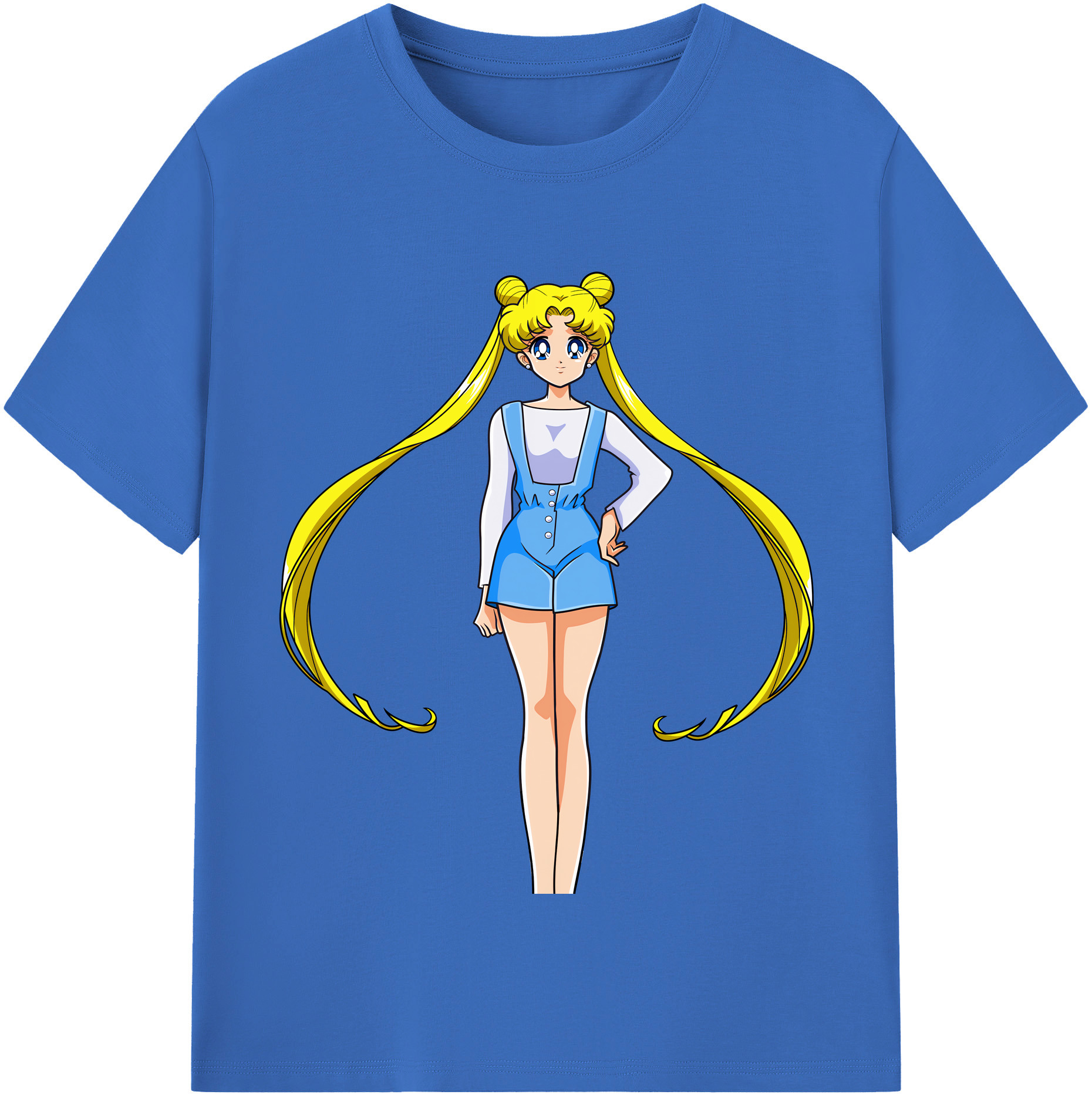 （画像用） 美少女戦士セーラームーン 愛野 美奈子 あいの みなこ Sailor Moon Aino Minako 綿100％半袖Tシャツ（フロントプリント）