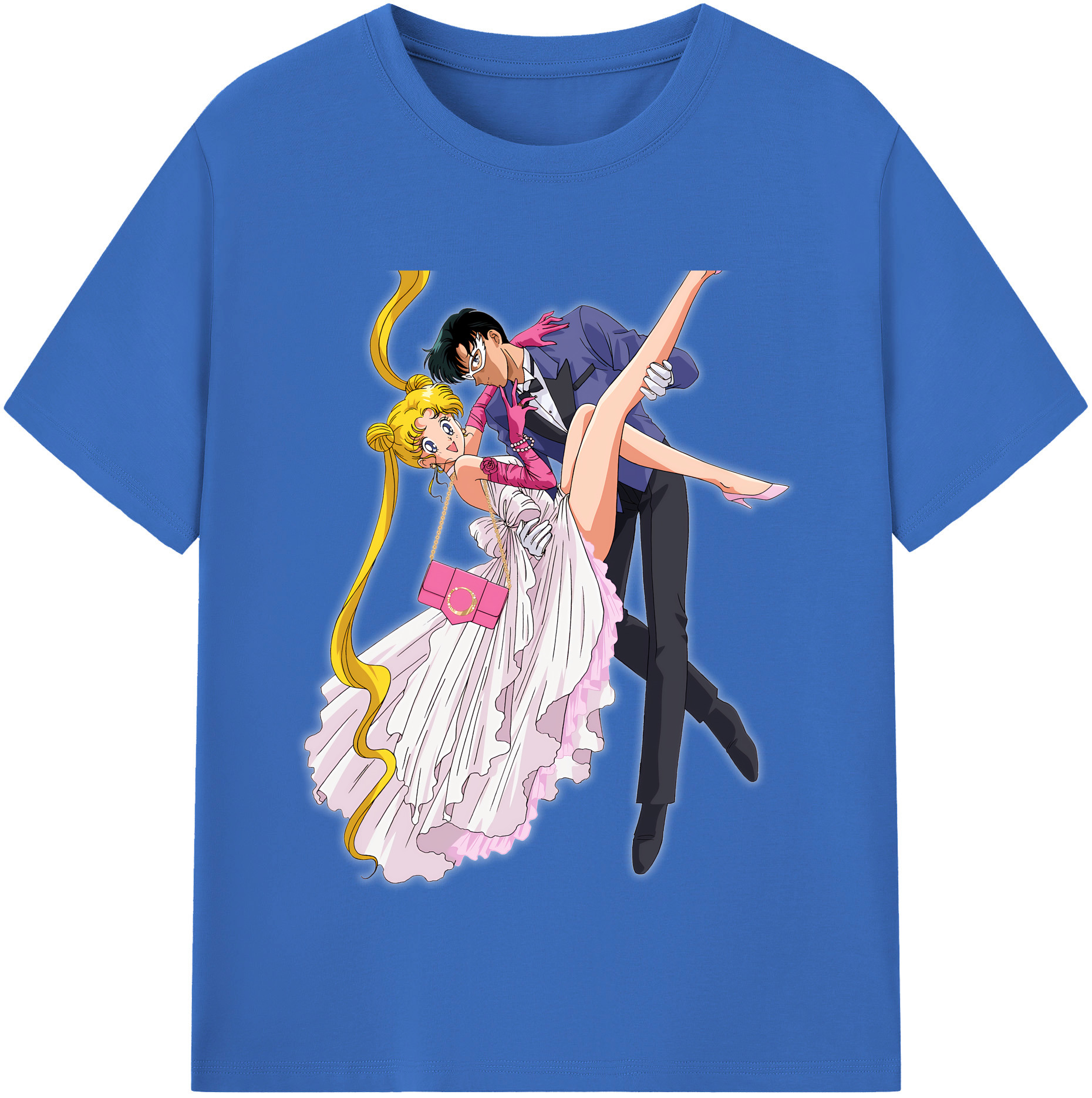 （画像用） 美少女戦士セーラームーン 愛野 美奈子 あいの みなこ Sailor Moon Aino Minako 綿100％半袖Tシャツ（フロントプリント）