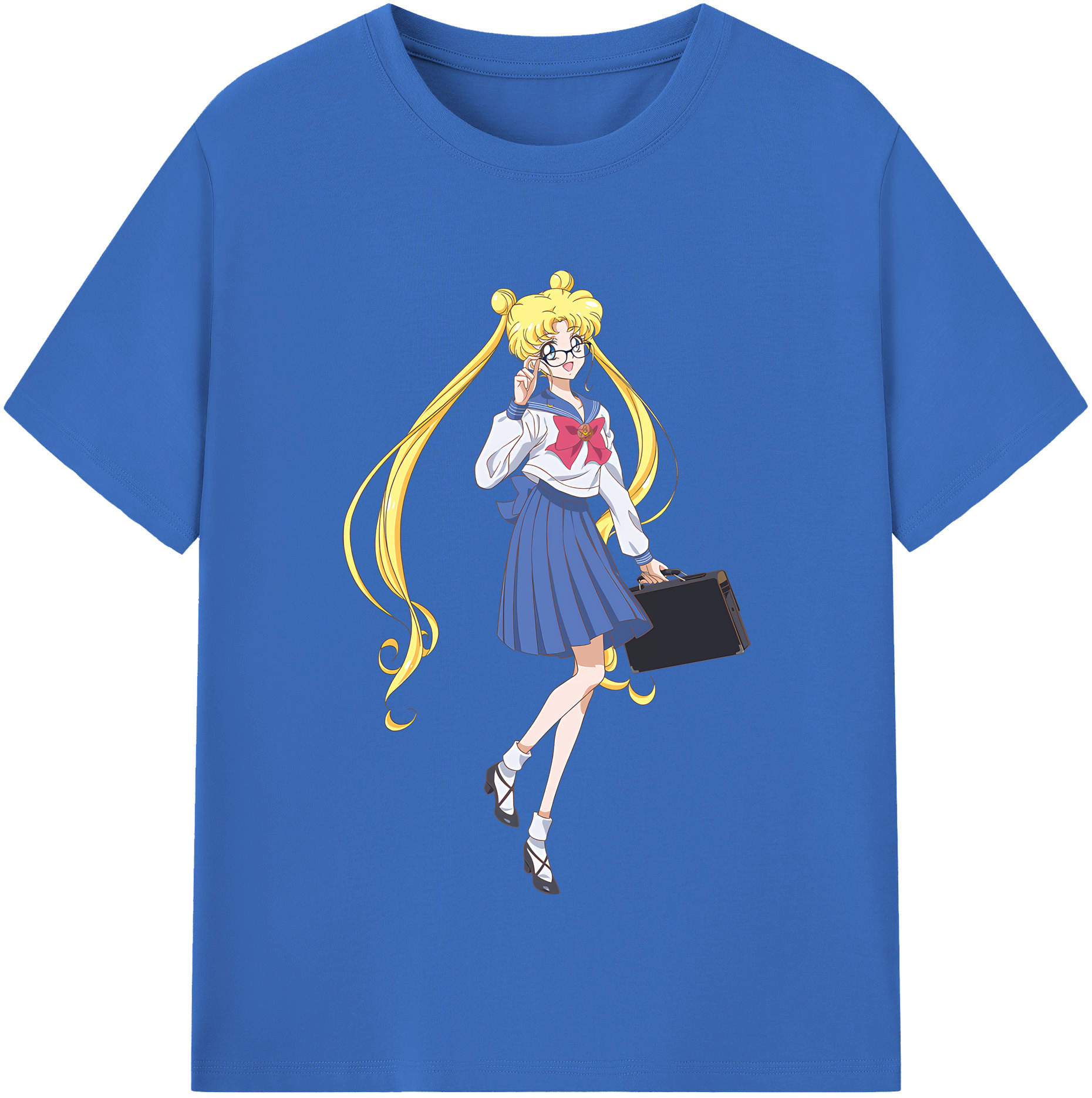 （画像用） 美少女戦士セーラームーン 愛野 美奈子 あいの みなこ Sailor Moon Aino Minako 綿100％半袖Tシャツ（フロントプリント）