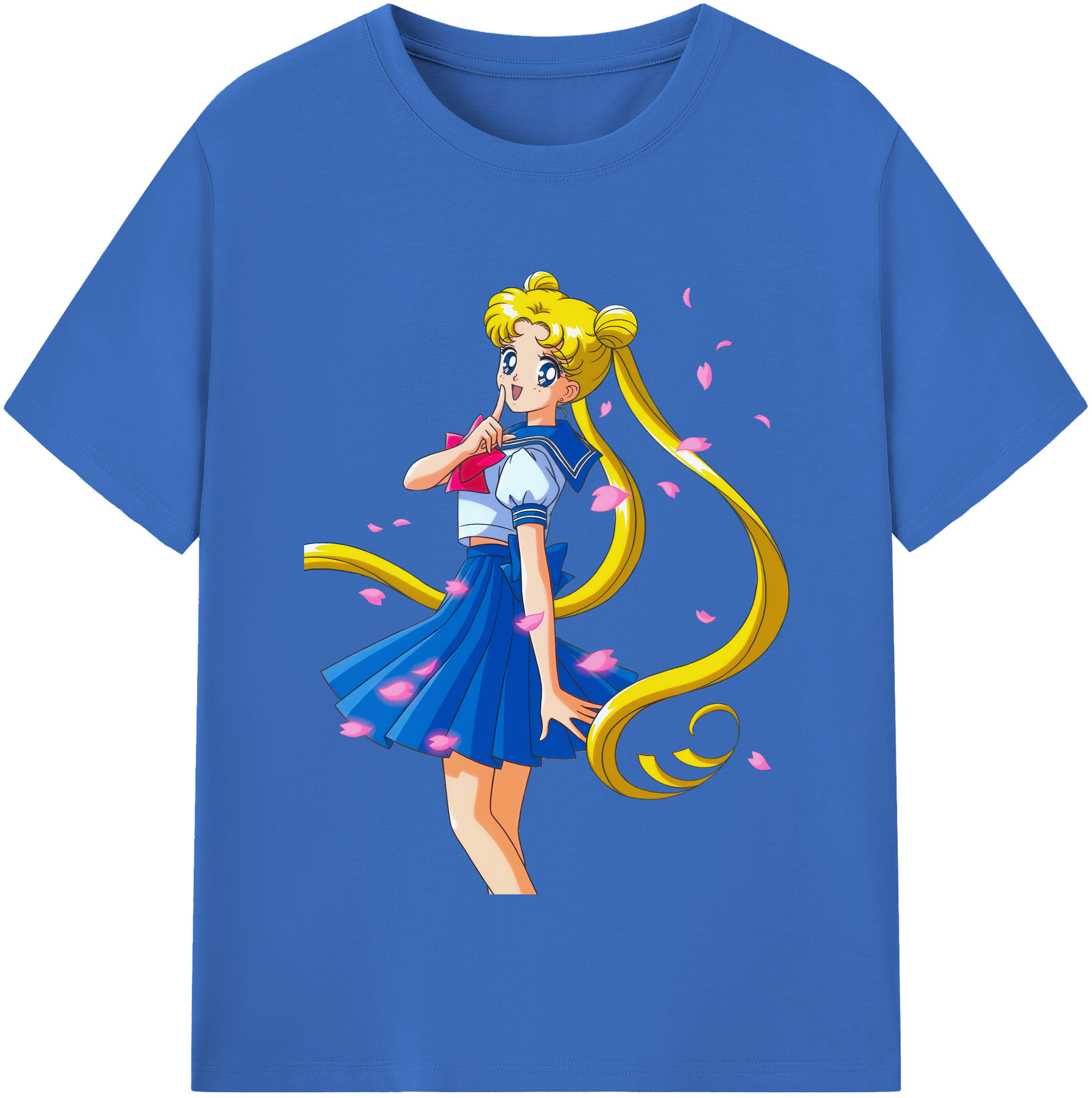 （画像用） 美少女戦士セーラームーン 愛野 美奈子 あいの みなこ Sailor Moon Aino Minako 綿100％半袖Tシャツ（フロントプリント）