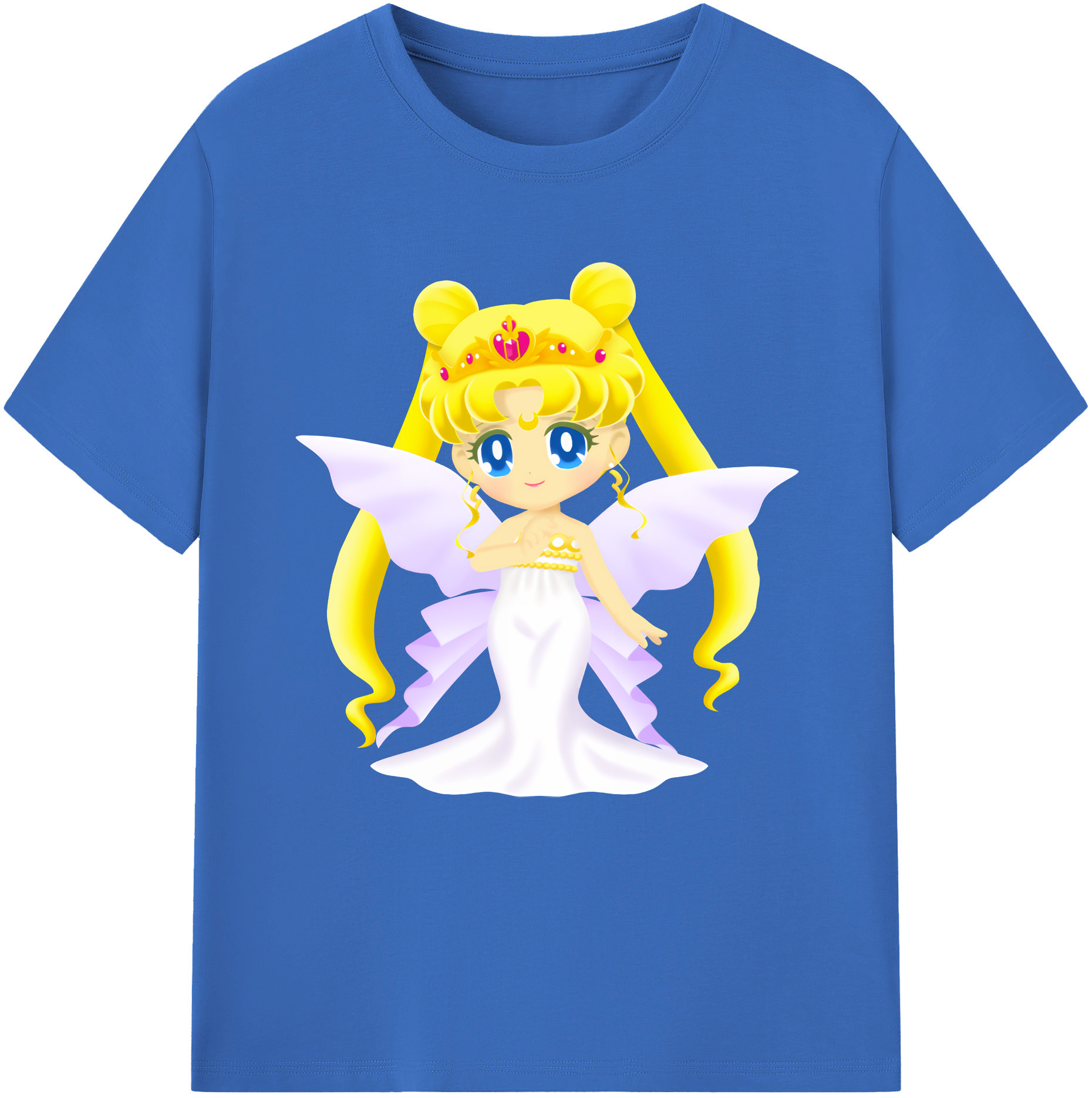 （画像用） 美少女戦士セーラームーン 愛野 美奈子 あいの みなこ Sailor Moon Aino Minako 綿100％半袖Tシャツ（フロントプリント）