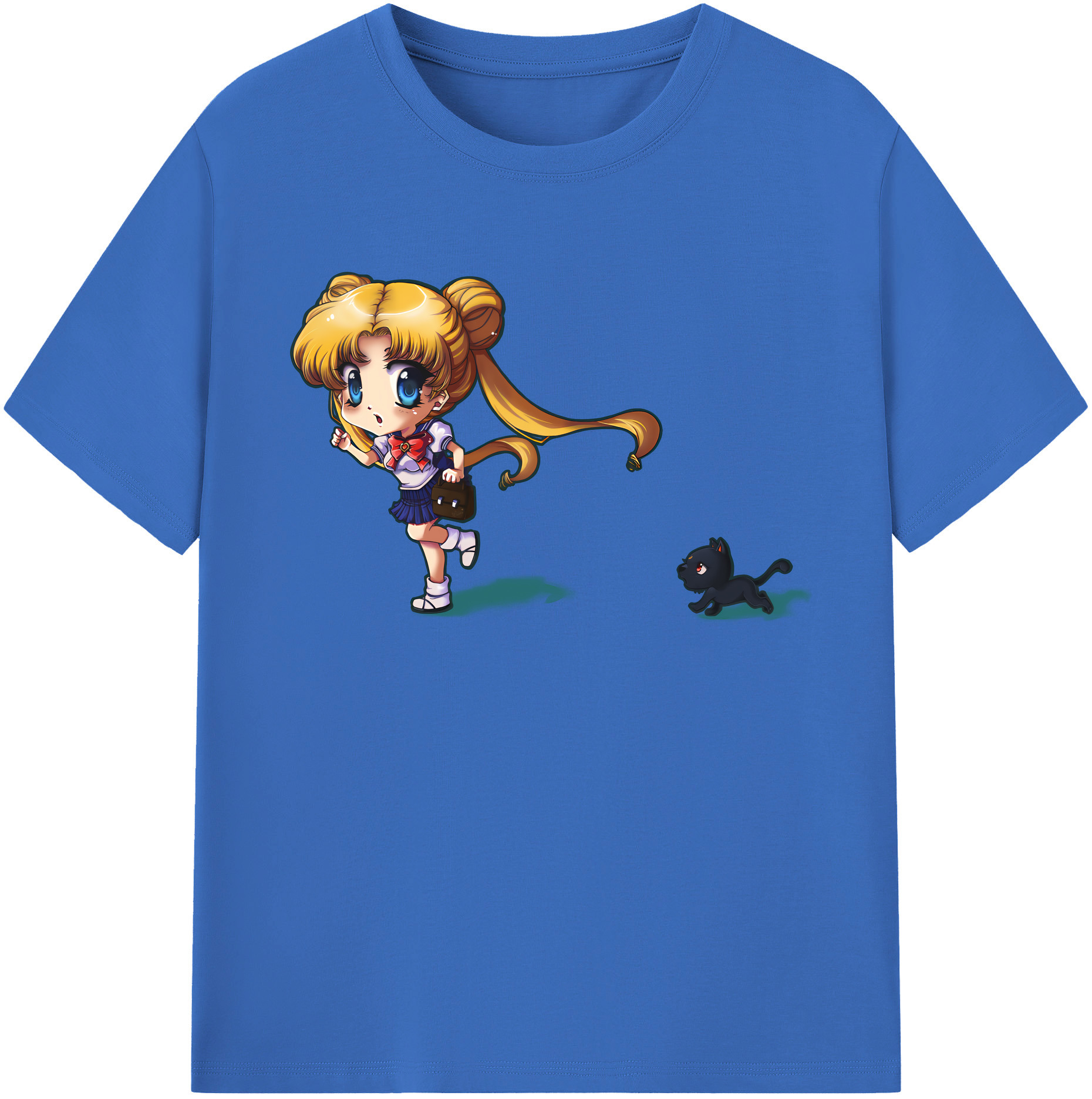 （画像用） 美少女戦士セーラームーン 愛野 美奈子 あいの みなこ Sailor Moon Aino Minako 綿100％半袖Tシャツ（フロントプリント）