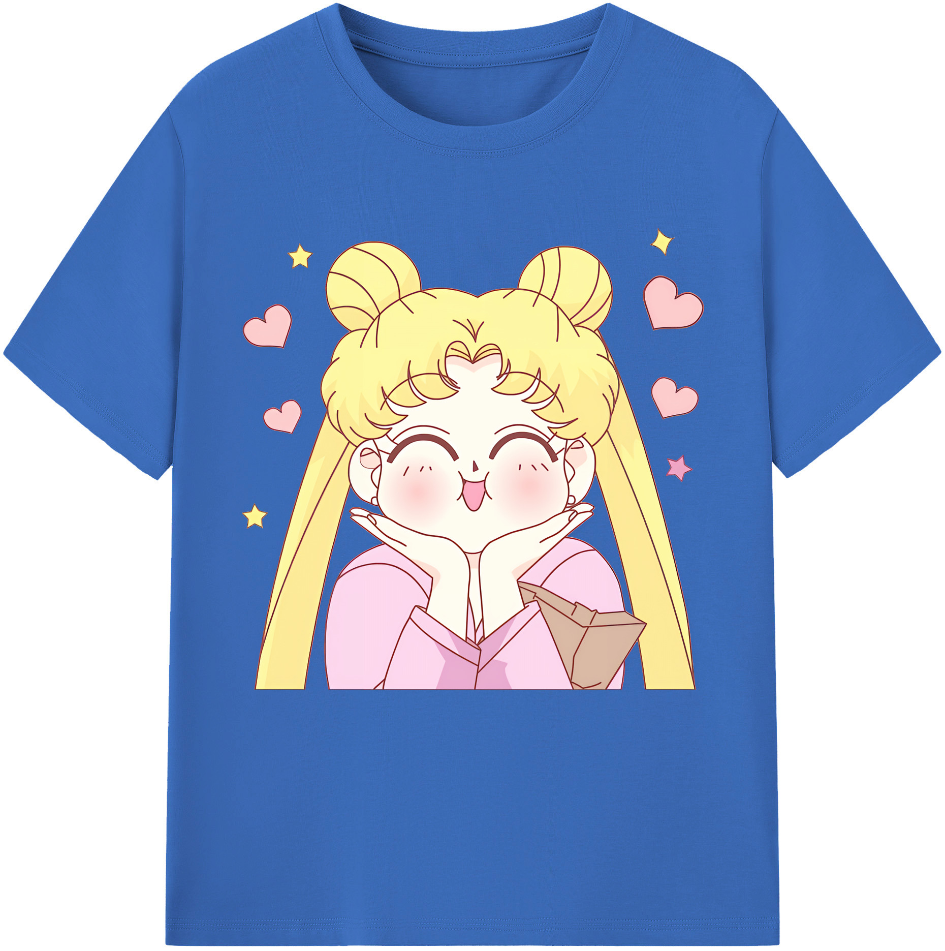 （画像用） 美少女戦士セーラームーン 愛野 美奈子 あいの みなこ Sailor Moon Aino Minako 綿100％半袖Tシャツ（フロントプリント）