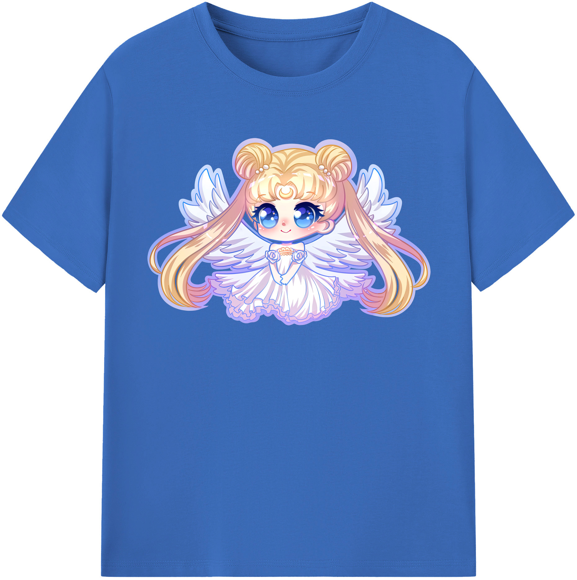 （画像用） 美少女戦士セーラームーン 愛野 美奈子 あいの みなこ Sailor Moon Aino Minako 綿100％半袖Tシャツ（フロントプリント）
